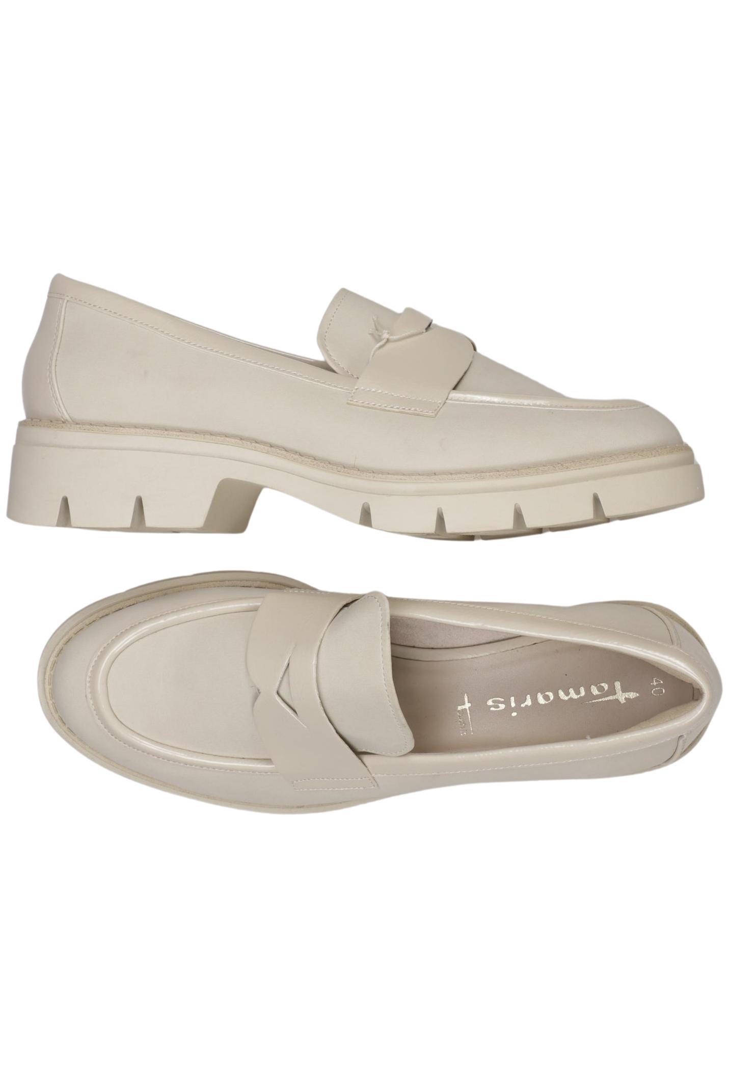 

Tamaris Damen Halbschuh, cremeweiß, Gr. 40