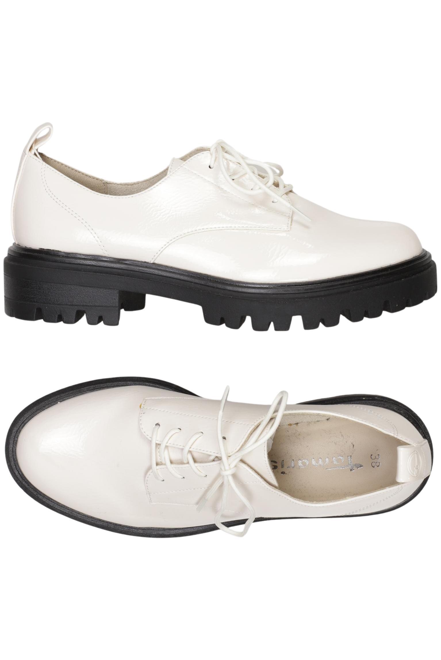 

Tamaris Damen Halbschuh, weiß, Gr. 38