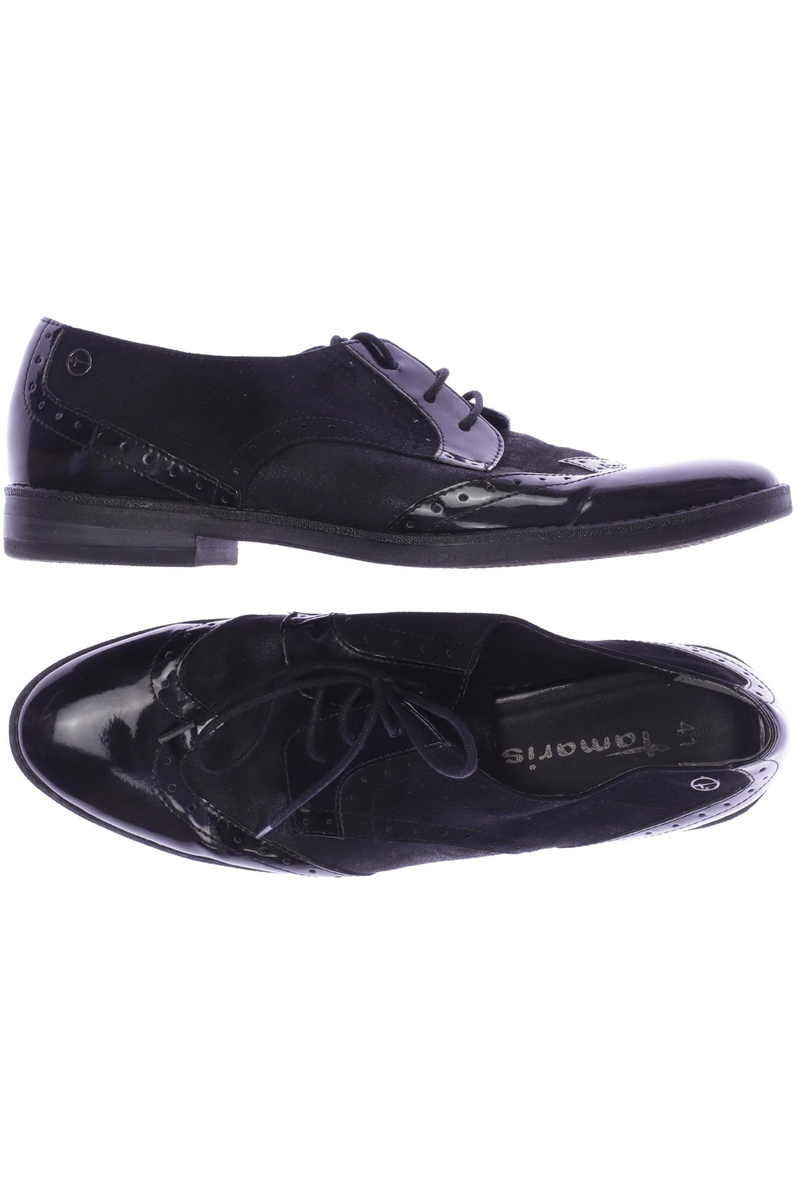 

Tamaris Damen Halbschuh, schwarz, Gr. 41