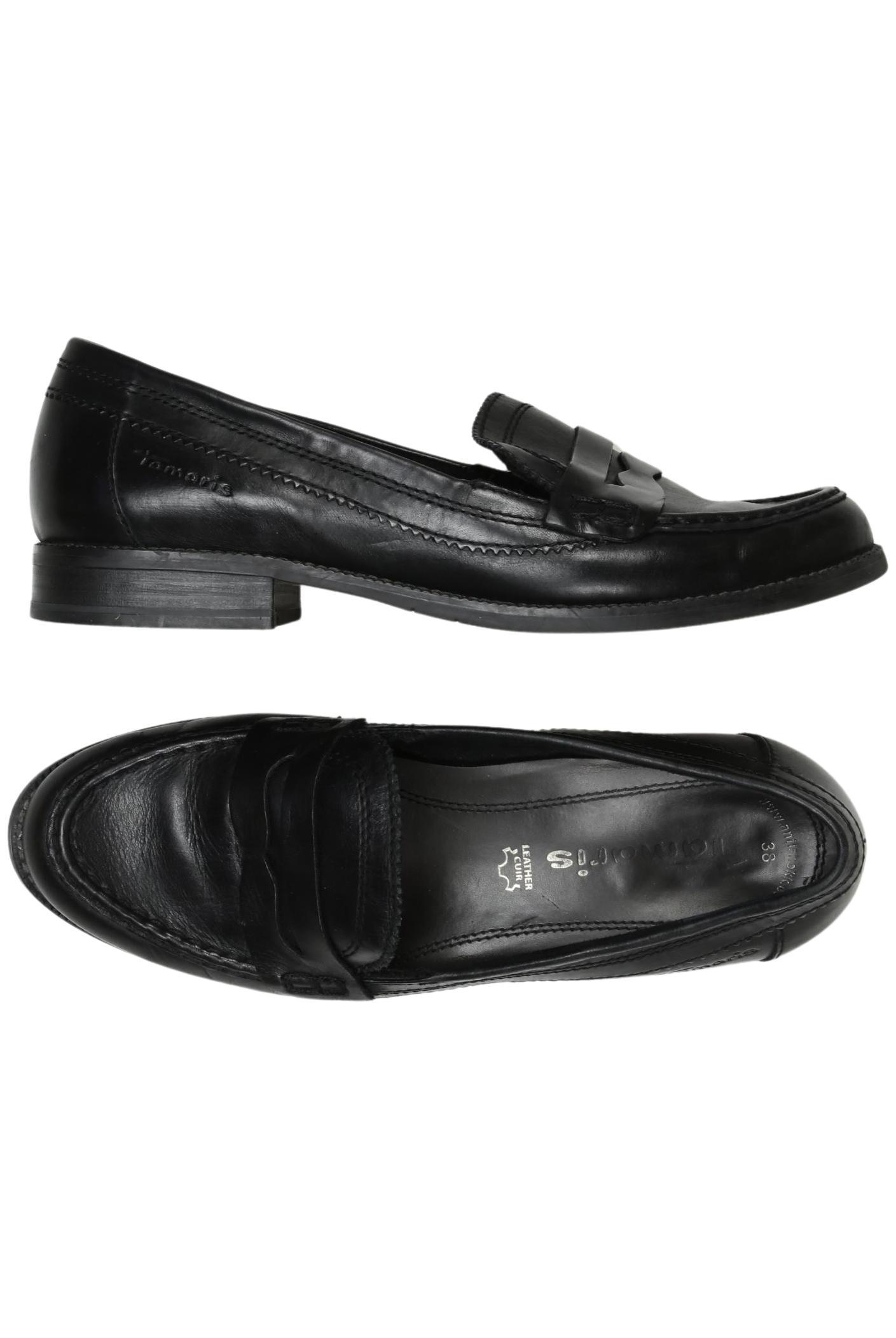 

Tamaris Damen Halbschuh, schwarz, Gr. 38
