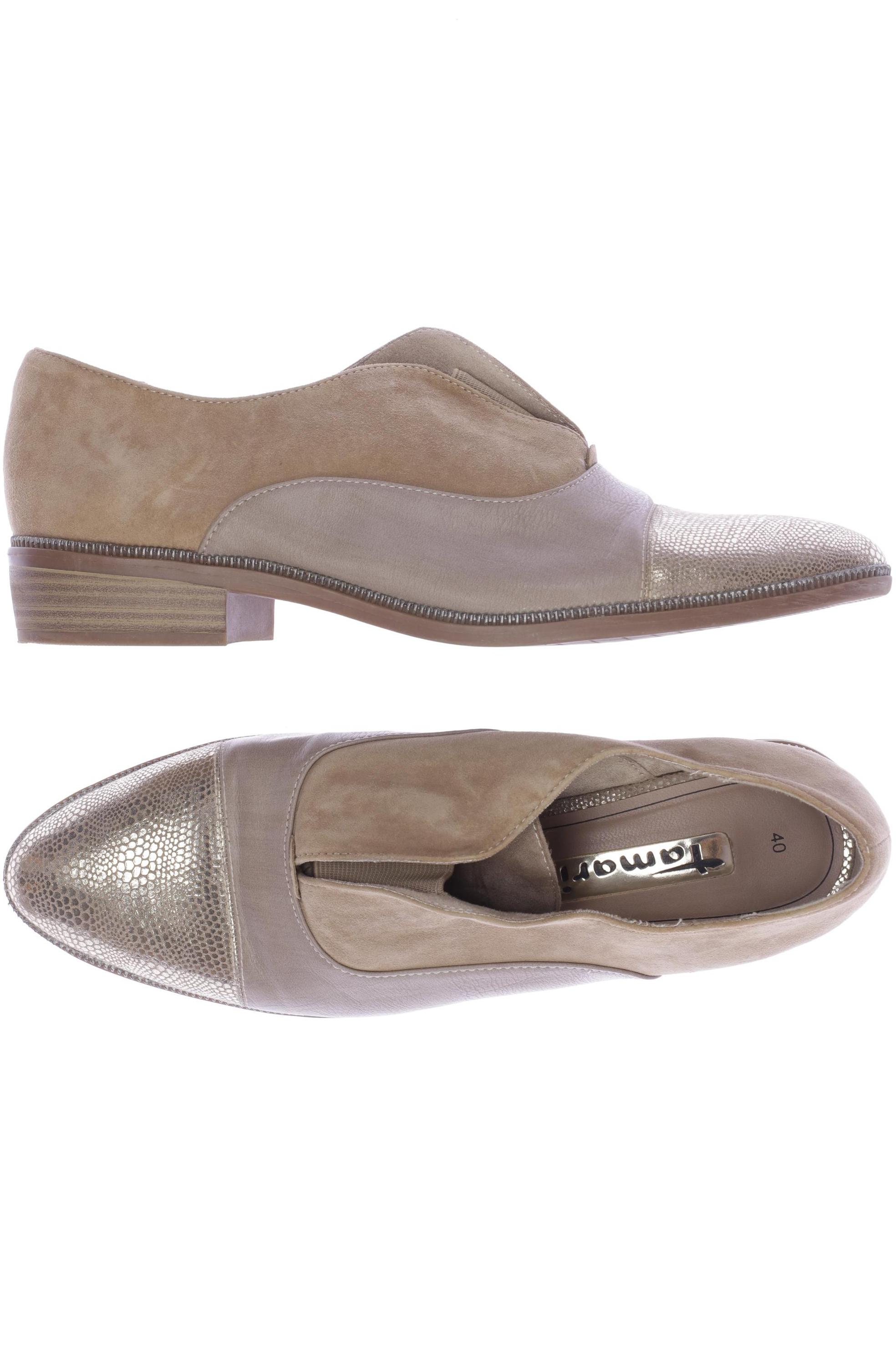 

Tamaris Damen Halbschuh, beige, Gr. 40