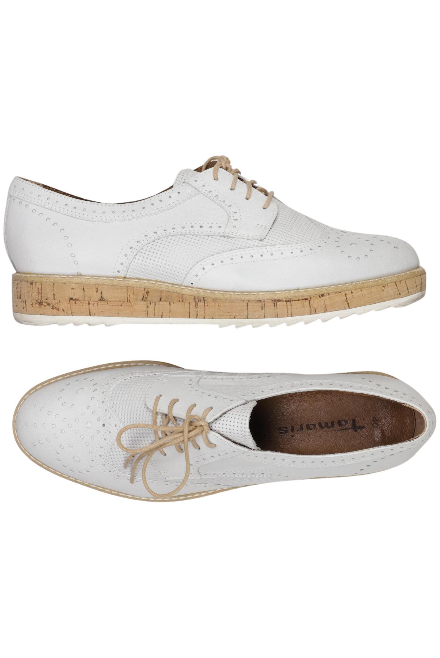 

Tamaris Damen Halbschuh, weiß, Gr. 40