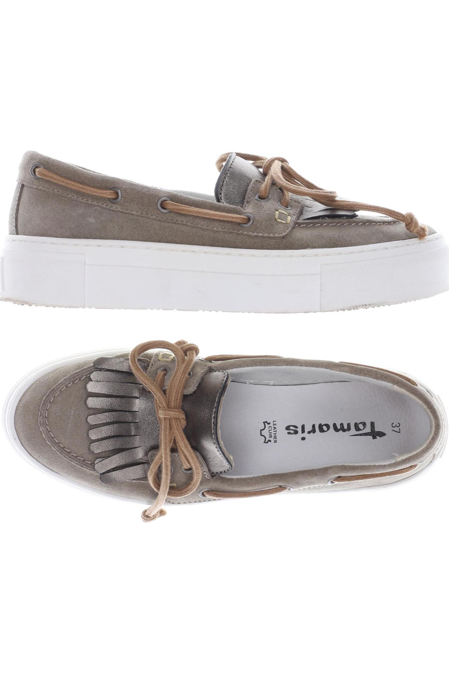 

Tamaris Damen Halbschuh, beige, Gr. 37