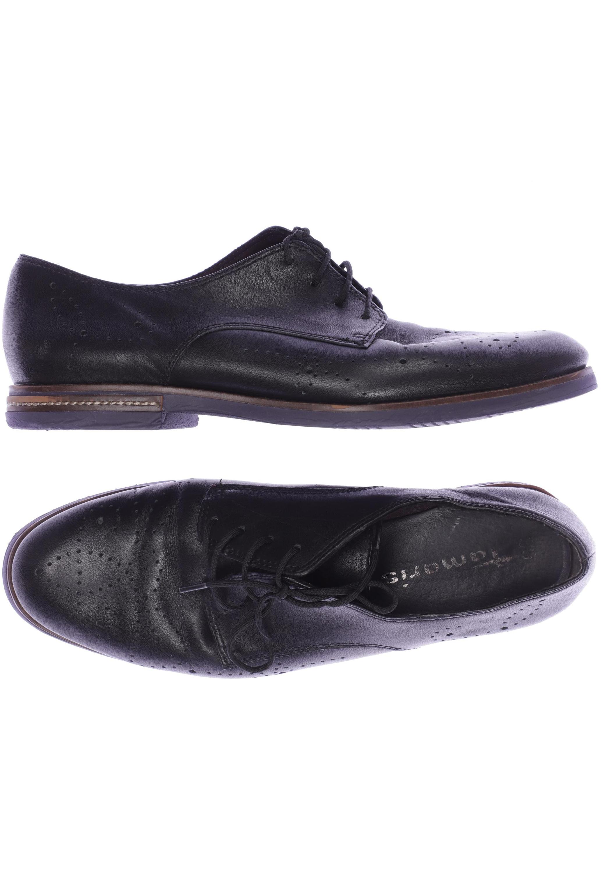 

Tamaris Damen Halbschuh, schwarz, Gr. 39