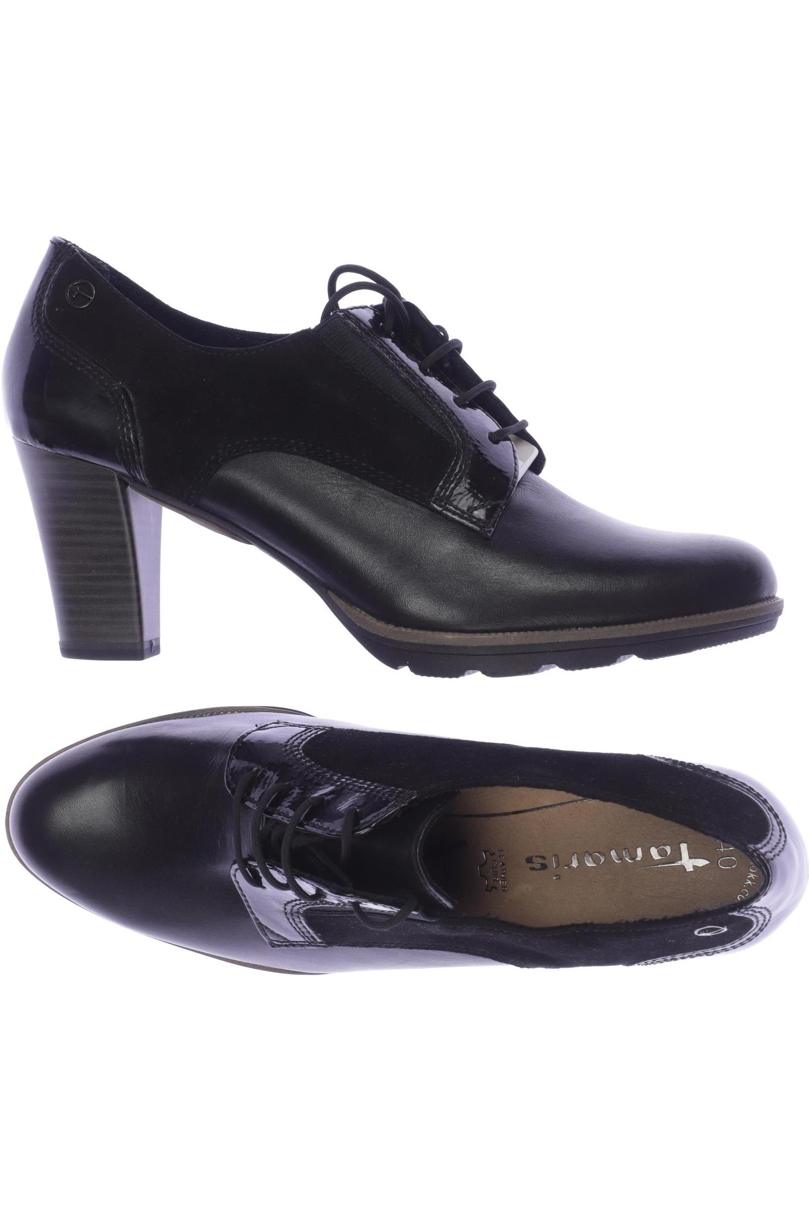 

Tamaris Damen Halbschuh, schwarz, Gr. 40