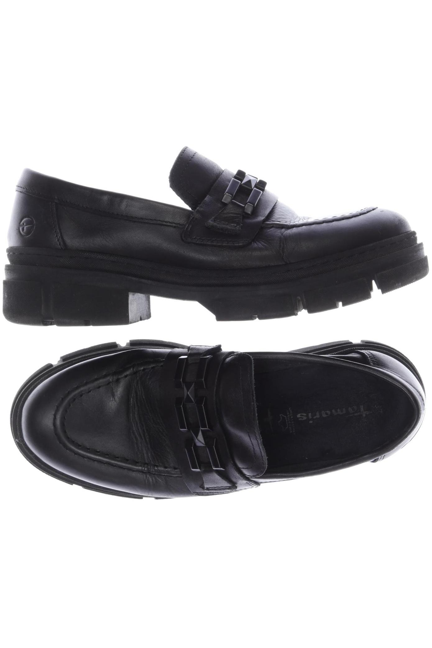 

Tamaris Damen Halbschuh, schwarz, Gr. 37
