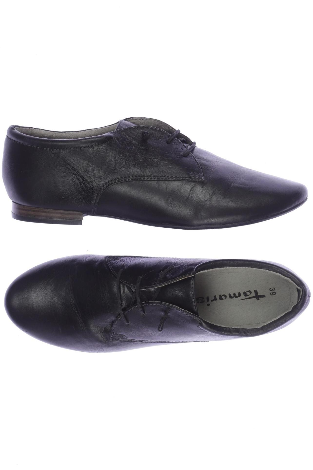 

Tamaris Damen Halbschuh, schwarz, Gr. 39