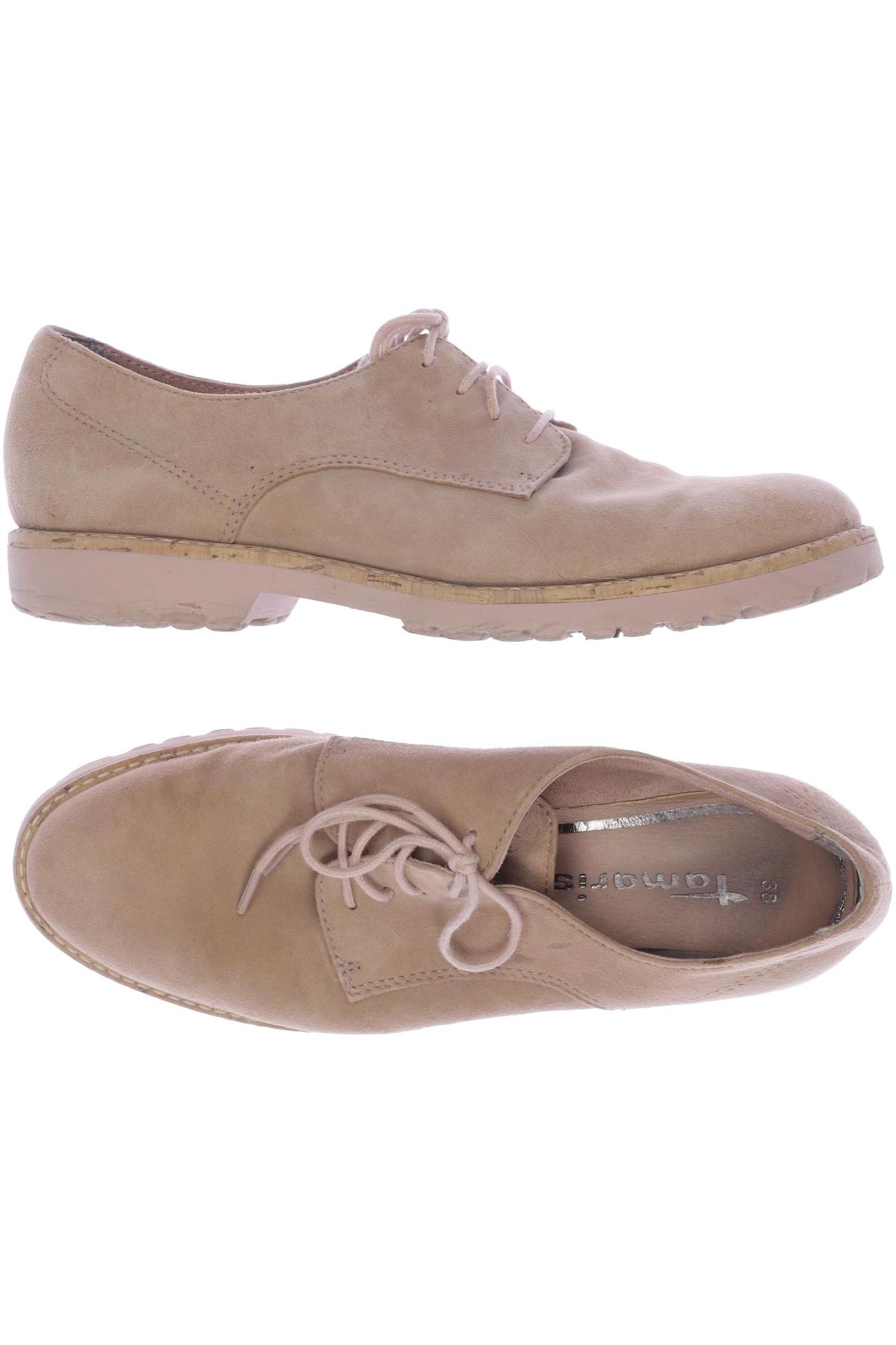 

Tamaris Damen Halbschuh, beige, Gr. 38