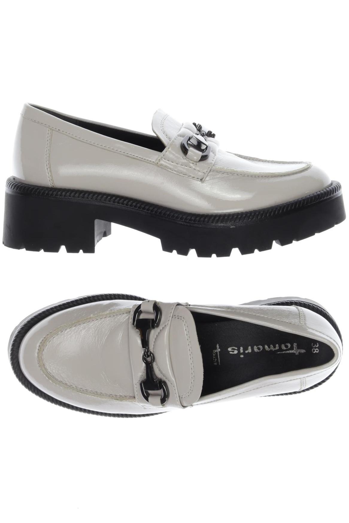 

Tamaris Damen Halbschuh, beige, Gr. 38