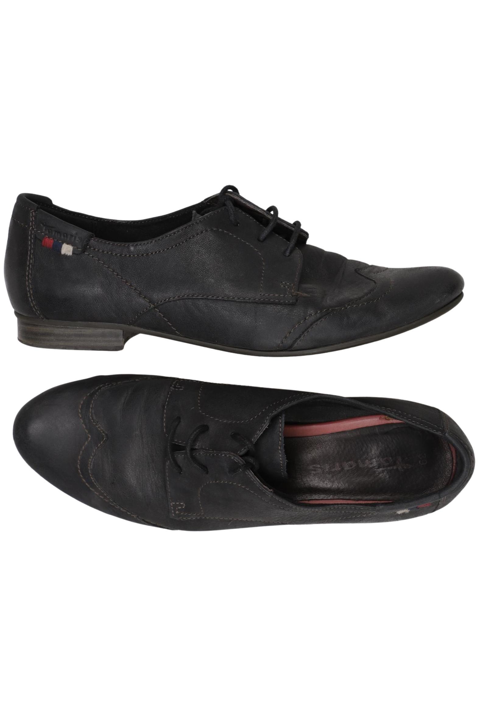 

Tamaris Damen Halbschuh, schwarz, Gr. 39