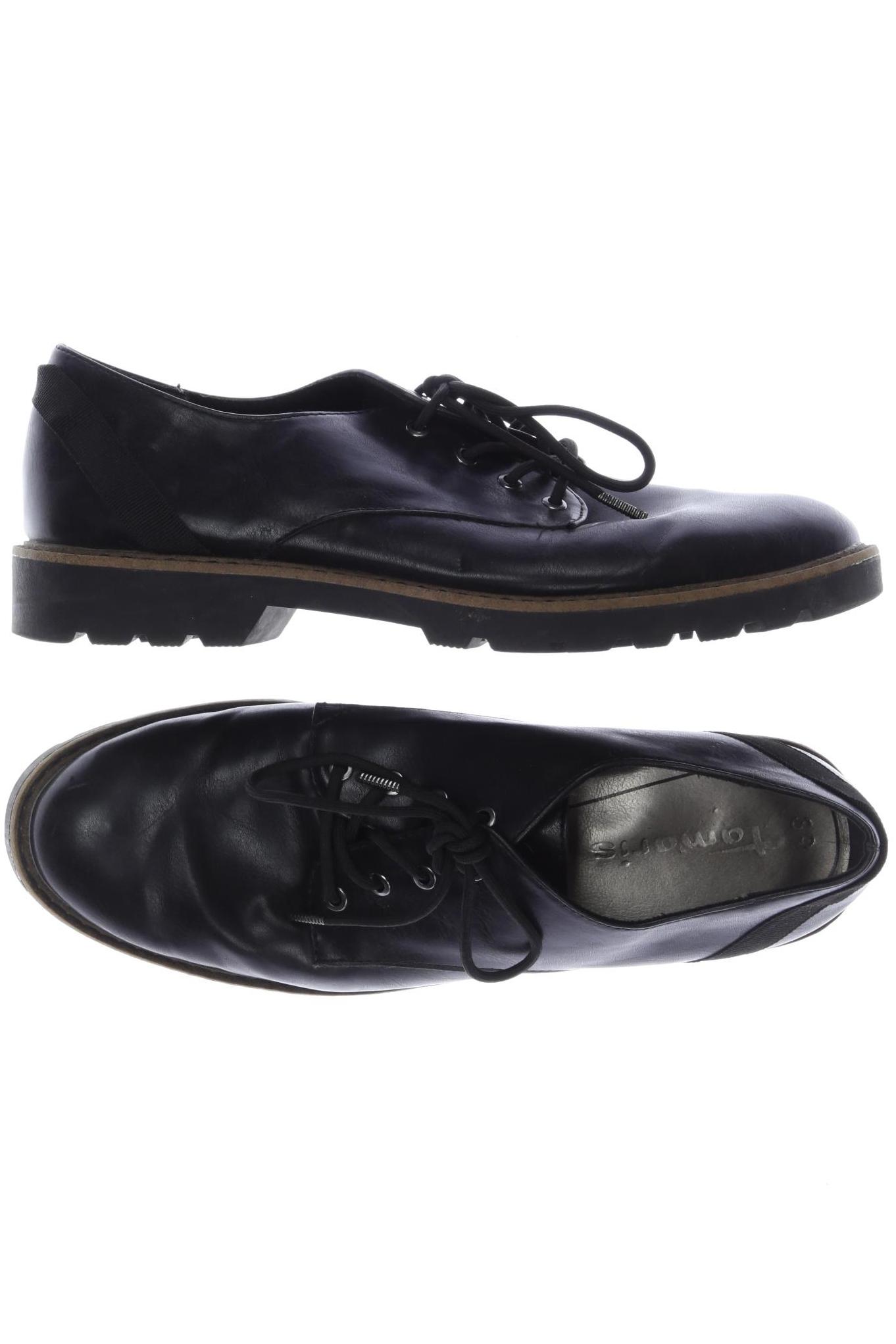 

Tamaris Damen Halbschuh, schwarz, Gr. 39