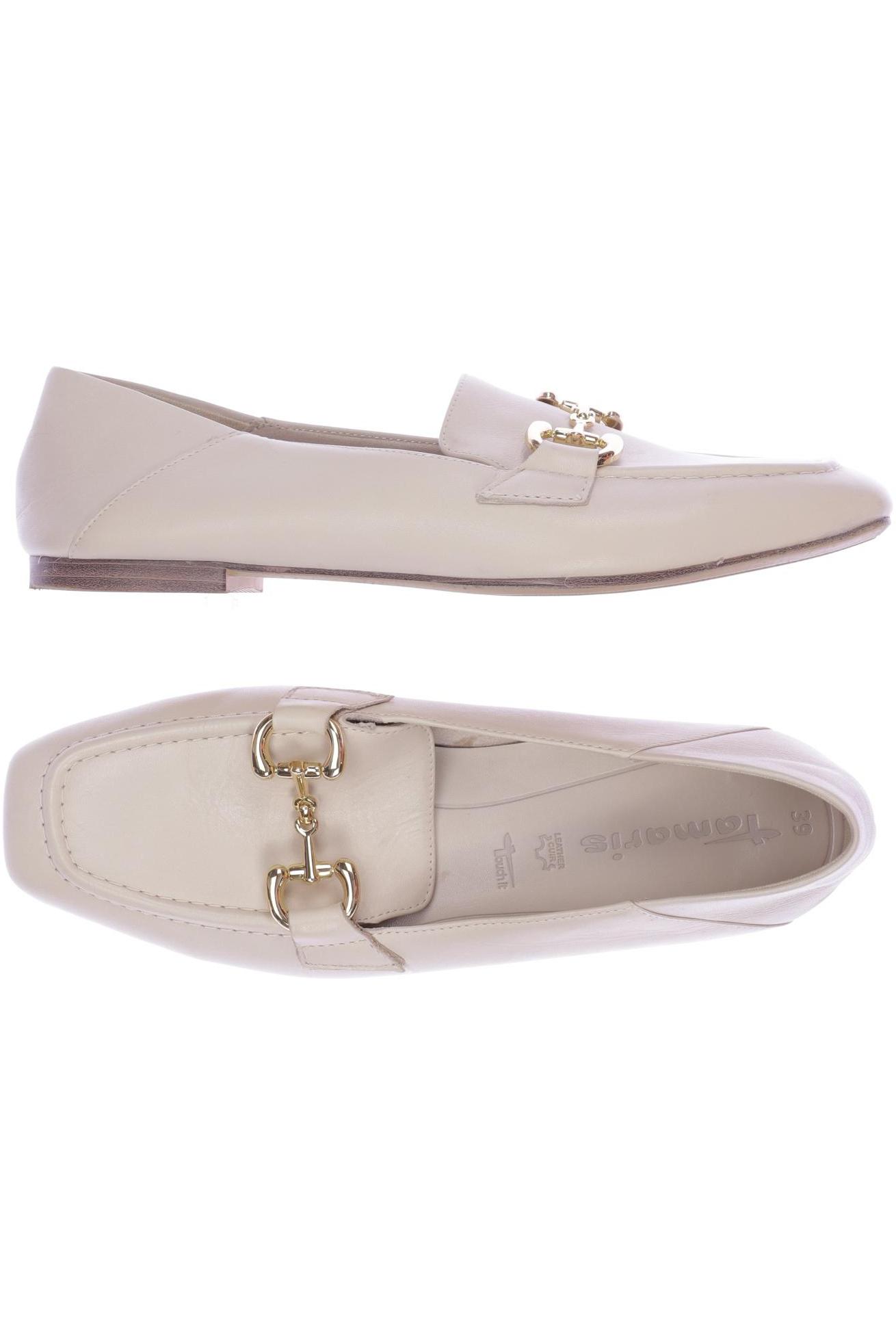 

Tamaris Damen Halbschuh, beige, Gr. 39