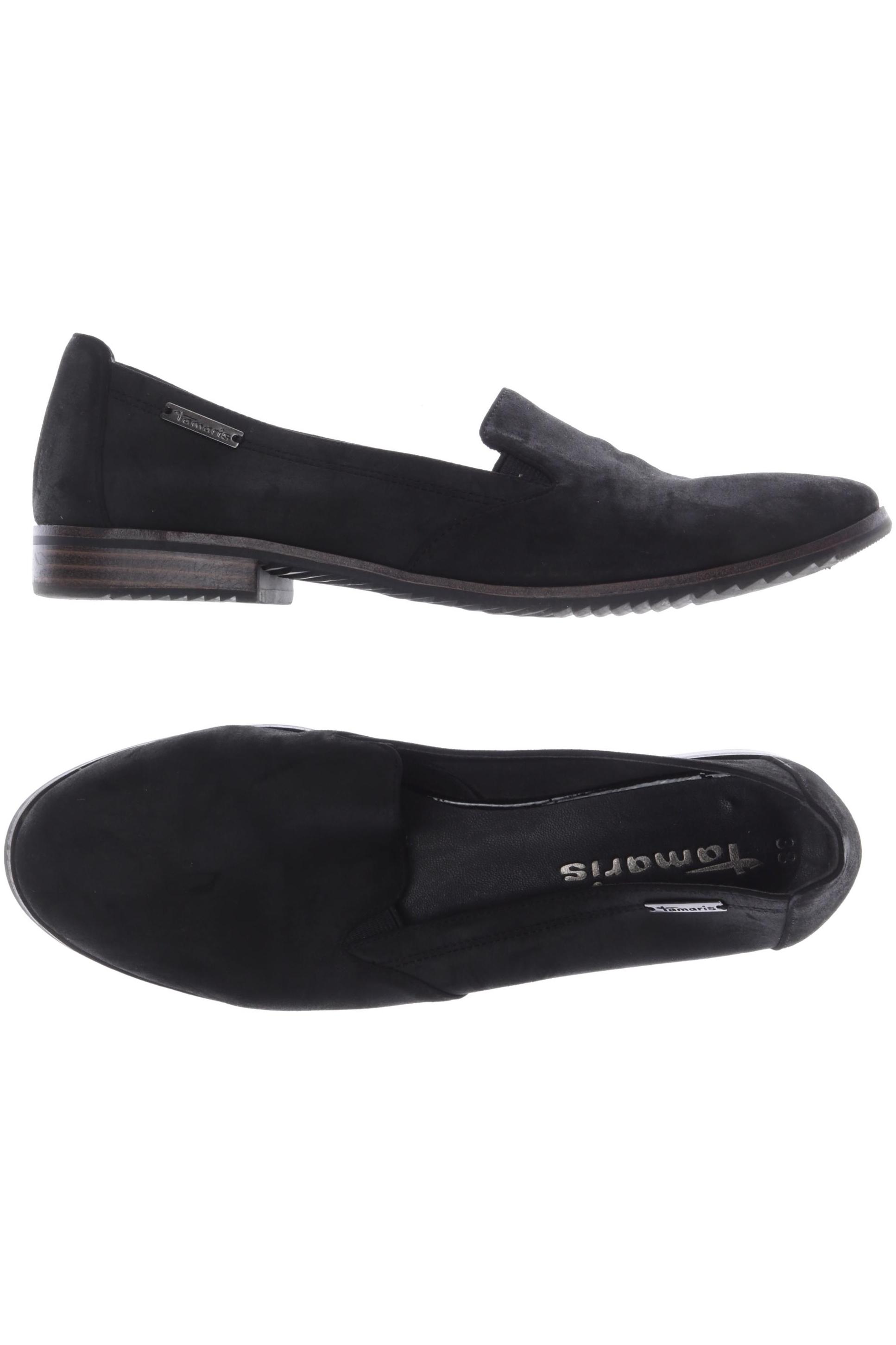 

Tamaris Damen Halbschuh, schwarz, Gr. 38