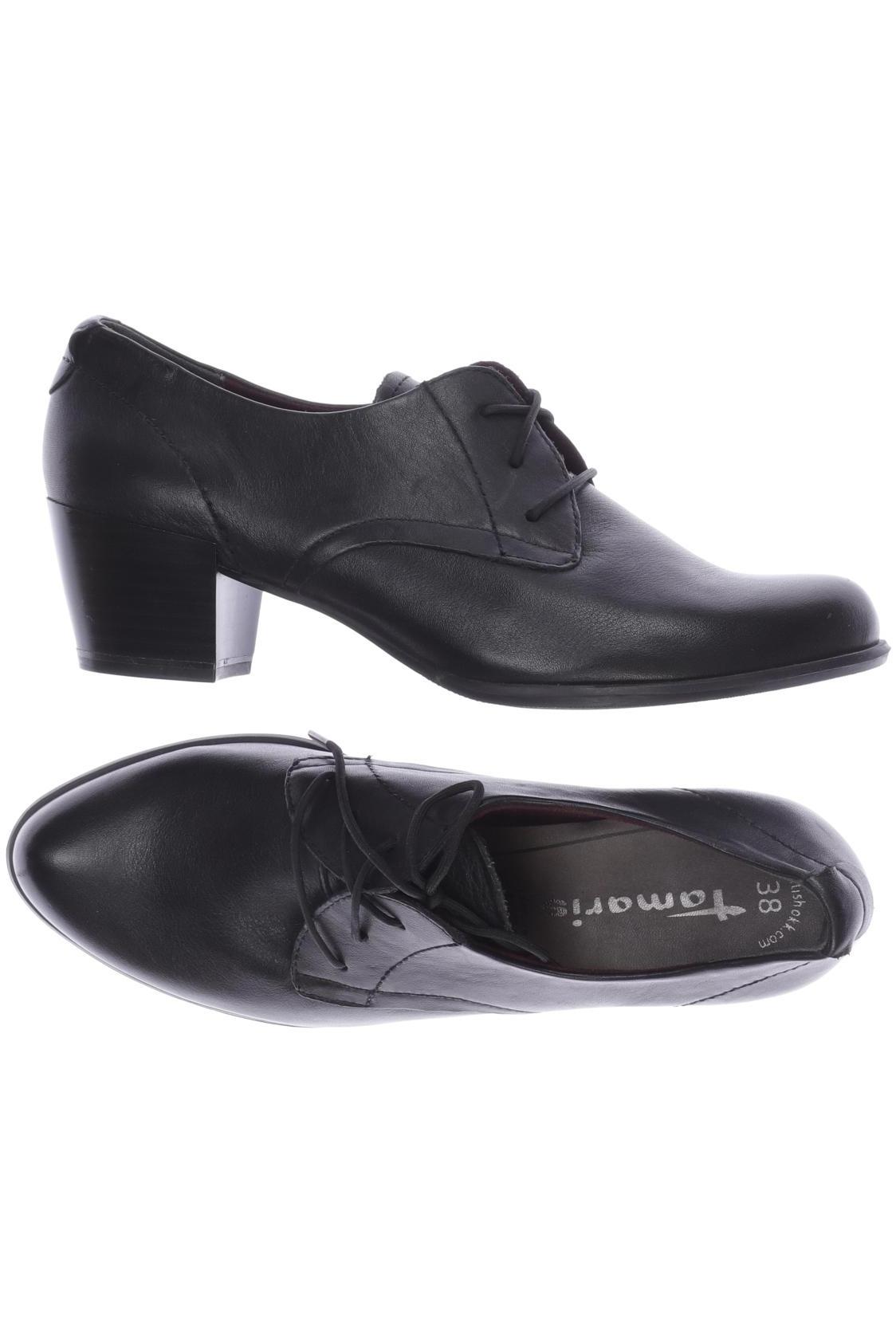 

Tamaris Damen Halbschuh, schwarz, Gr. 38
