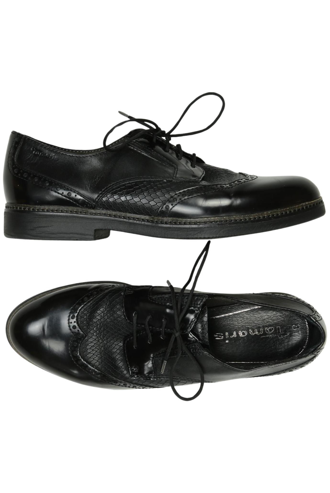 

Tamaris Damen Halbschuh, schwarz, Gr. 37