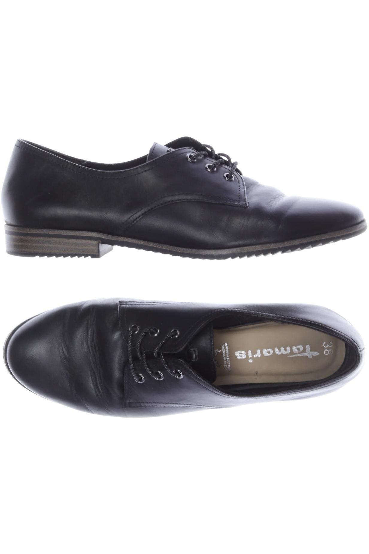 

Tamaris Damen Halbschuh, schwarz, Gr. 38