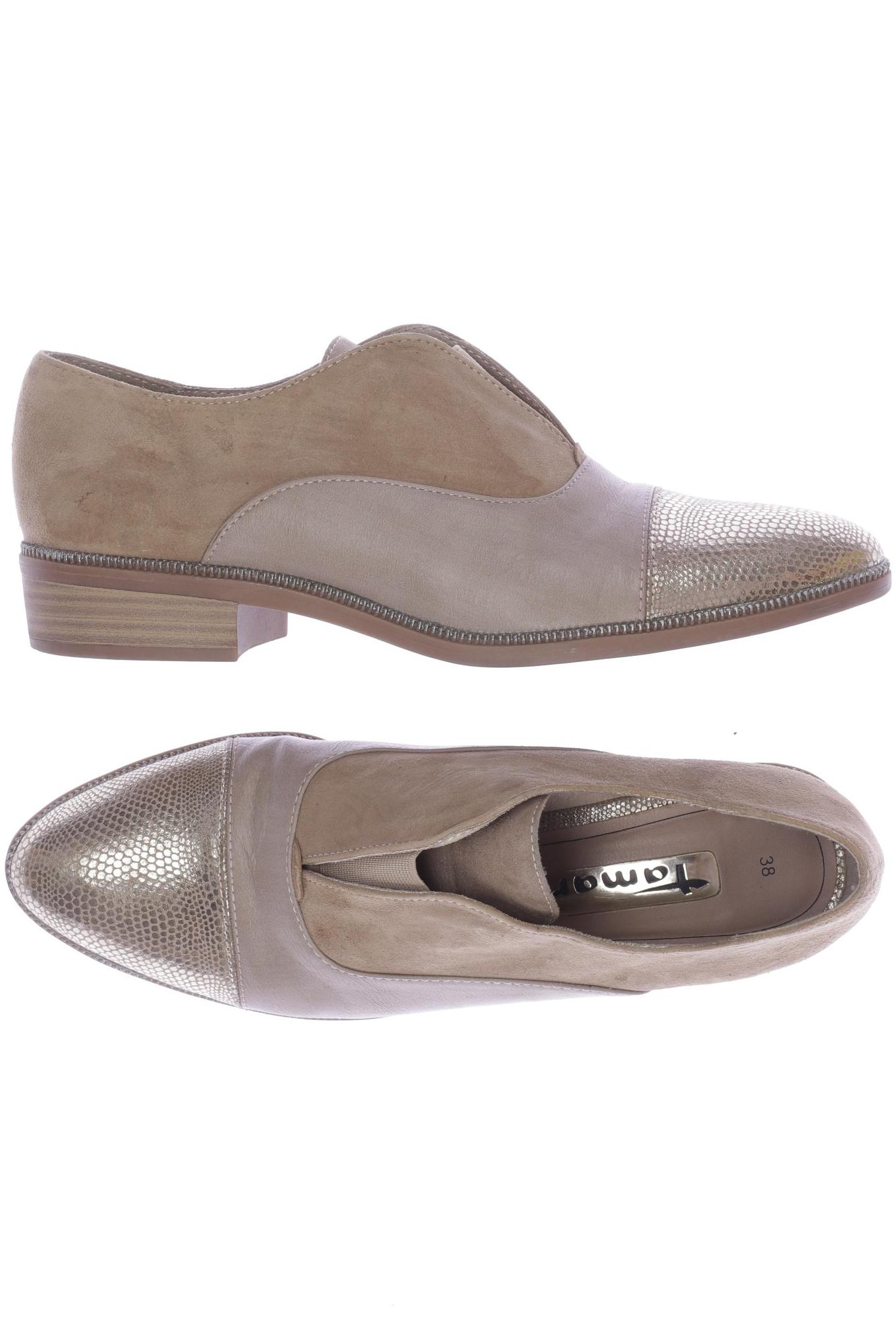

Tamaris Damen Halbschuh, beige, Gr. 38
