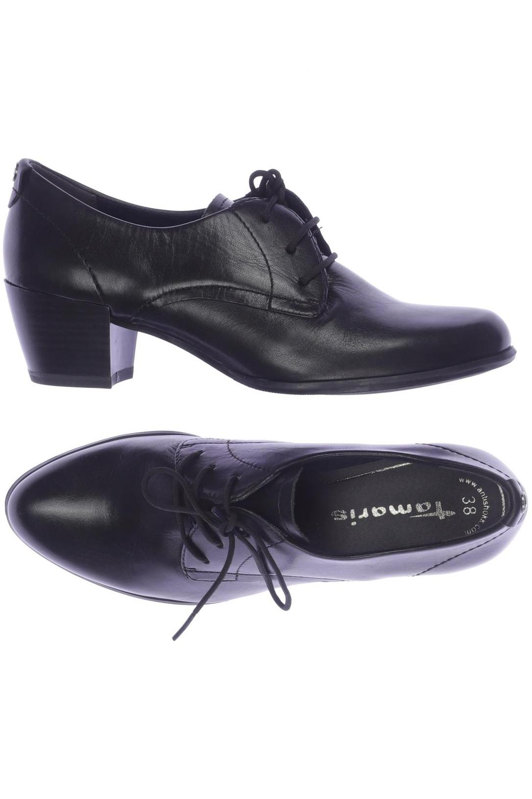 

Tamaris Damen Halbschuh, schwarz, Gr. 38