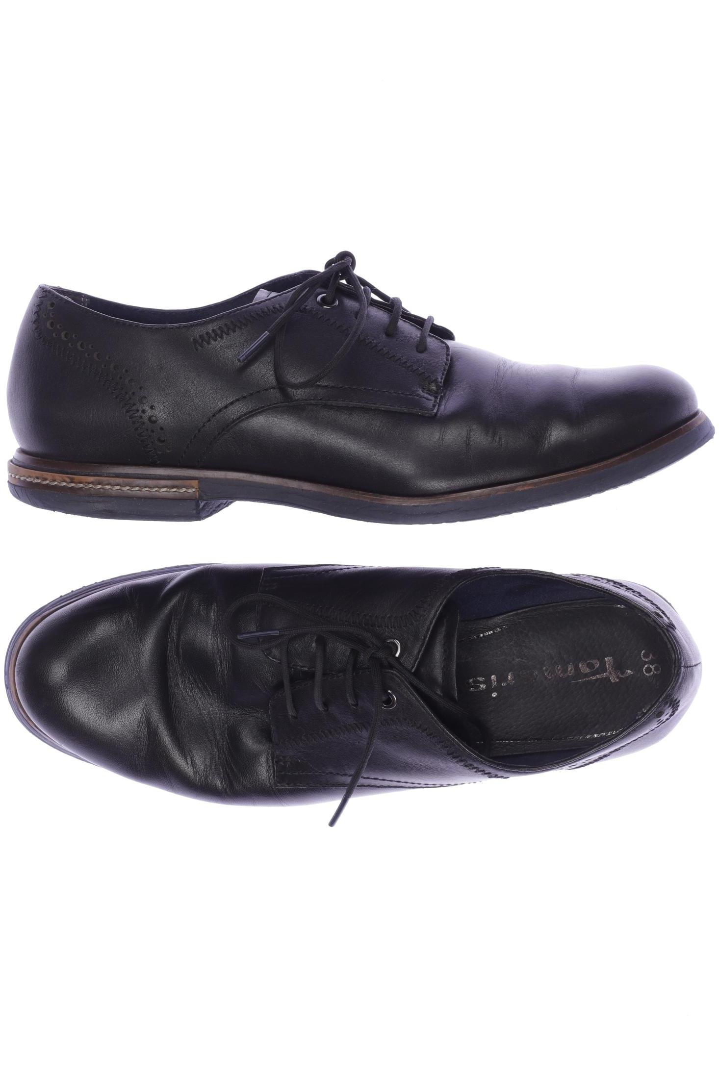 

Tamaris Damen Halbschuh, schwarz, Gr. 38
