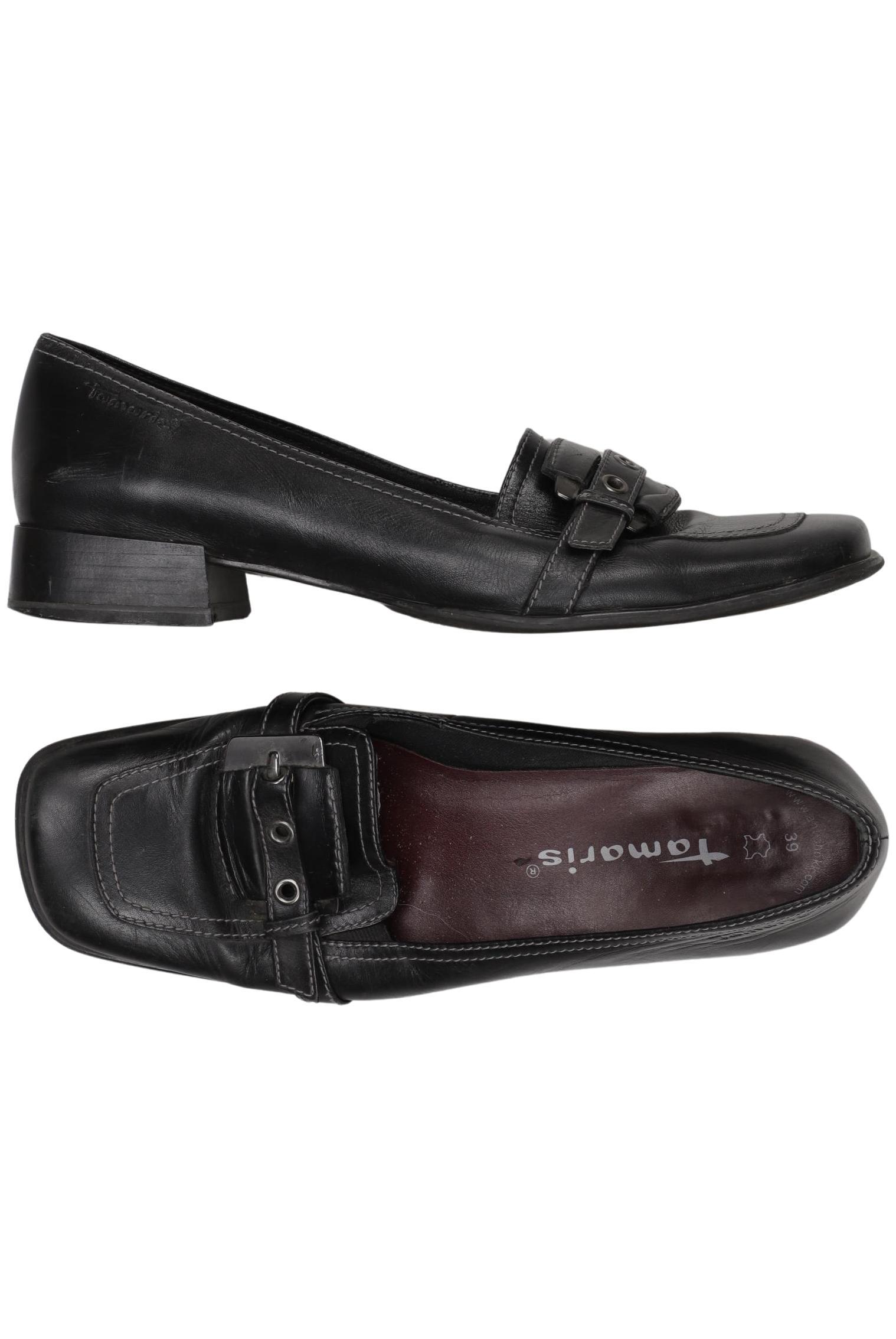 

Tamaris Damen Halbschuh, schwarz, Gr. 39