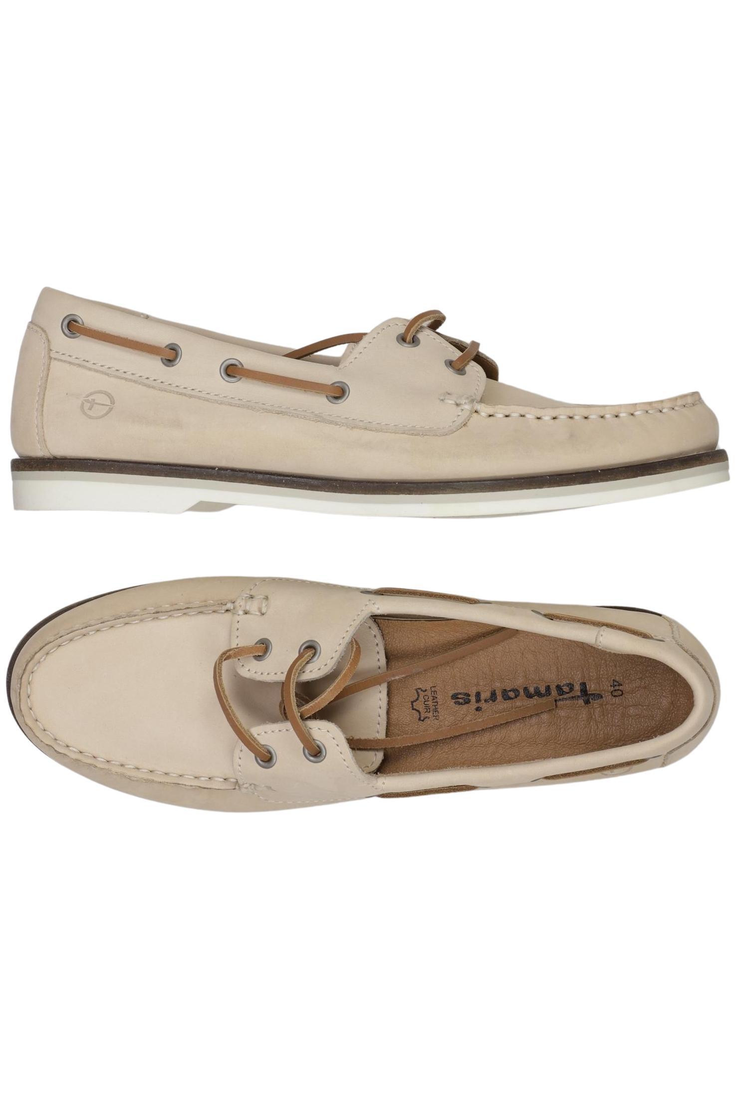 

Tamaris Damen Halbschuh, beige, Gr. 40