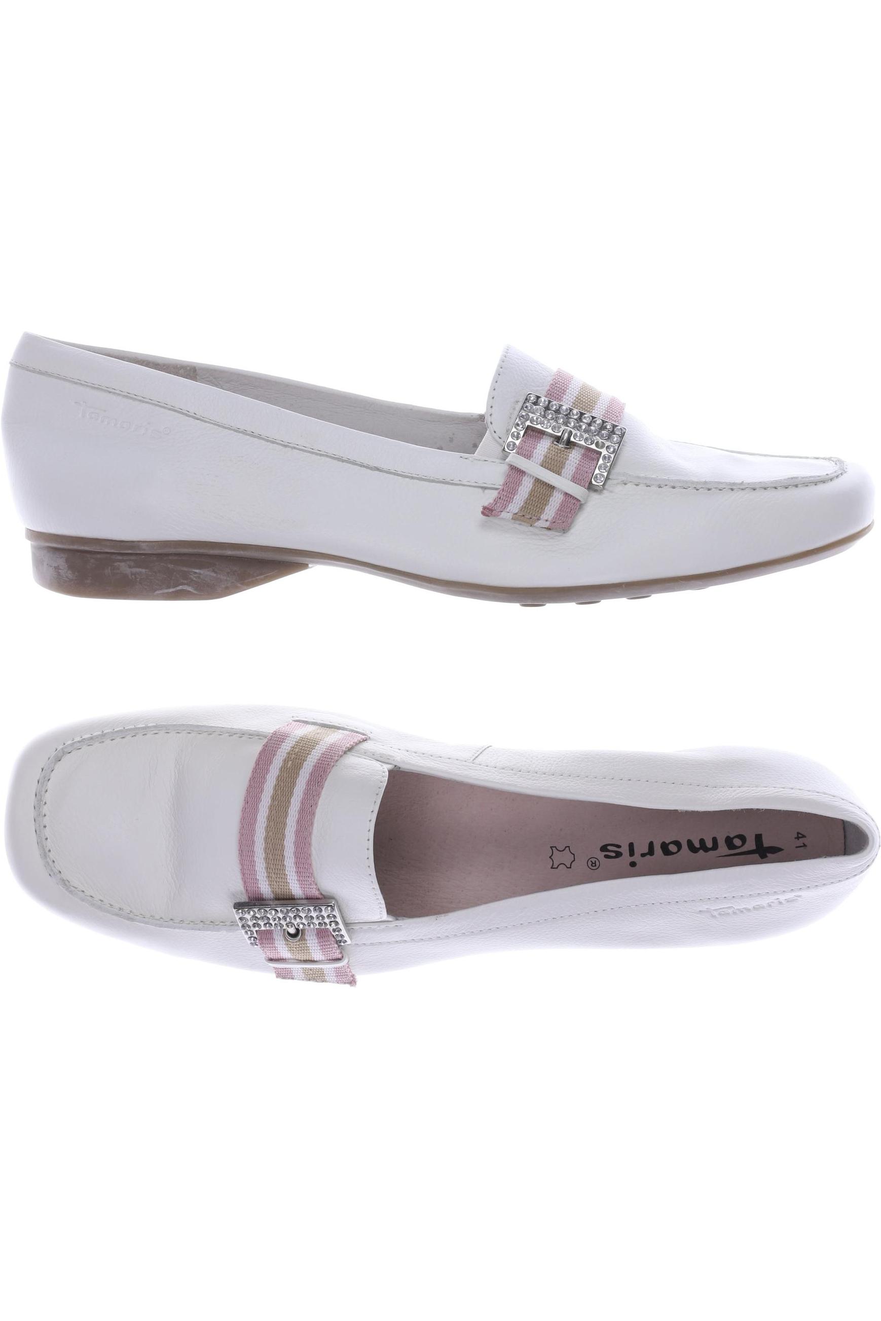

Tamaris Damen Halbschuh, weiß, Gr. 41