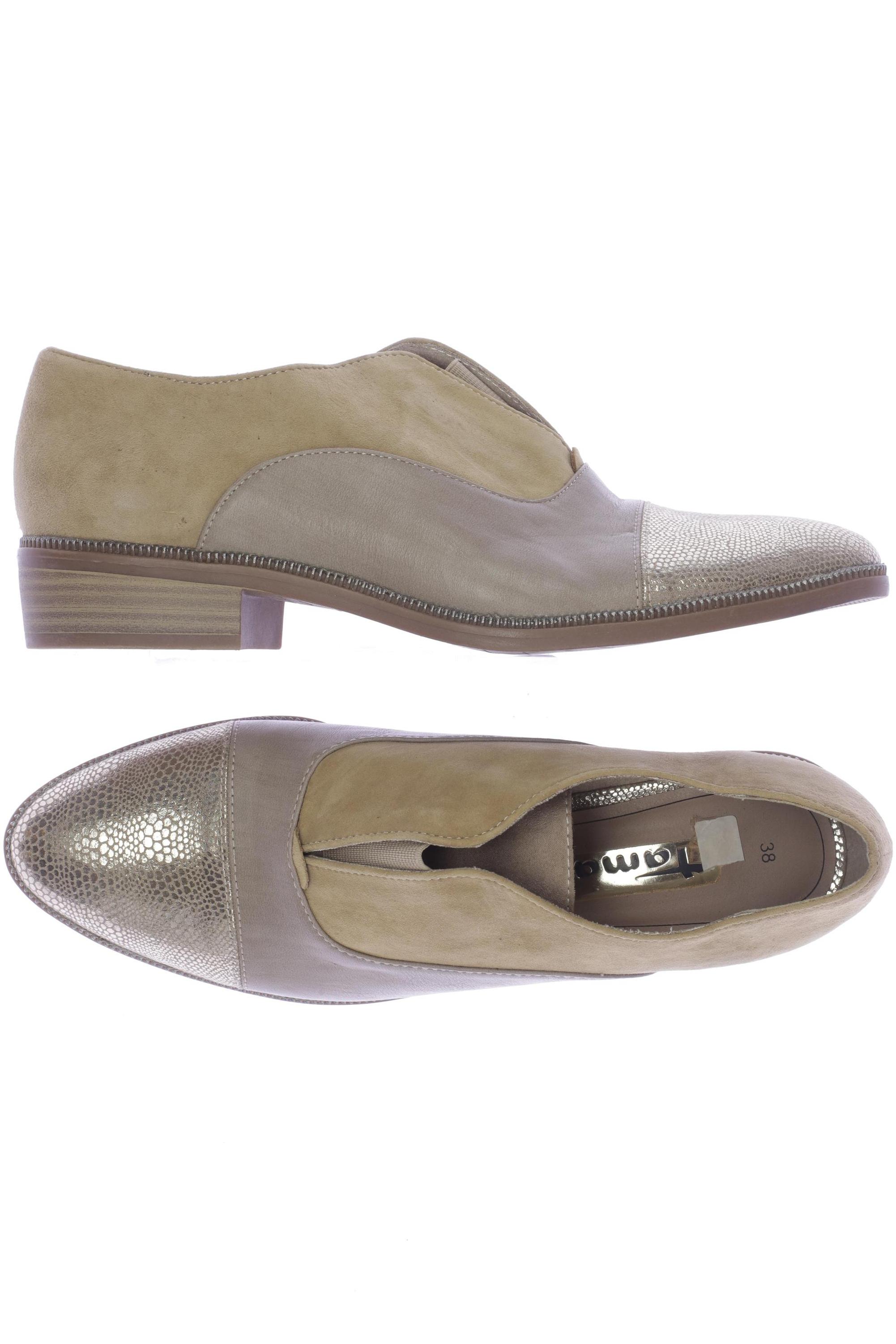 

Tamaris Damen Halbschuh, beige, Gr. 38