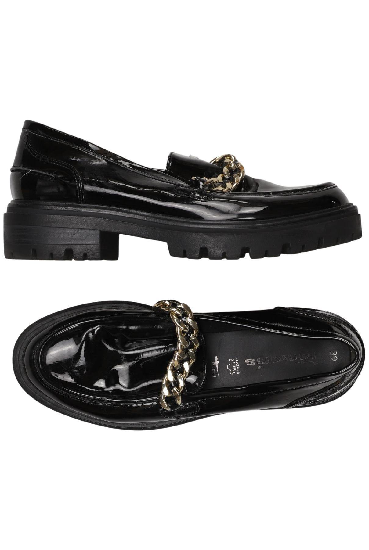 

Tamaris Damen Halbschuh, schwarz, Gr. 39