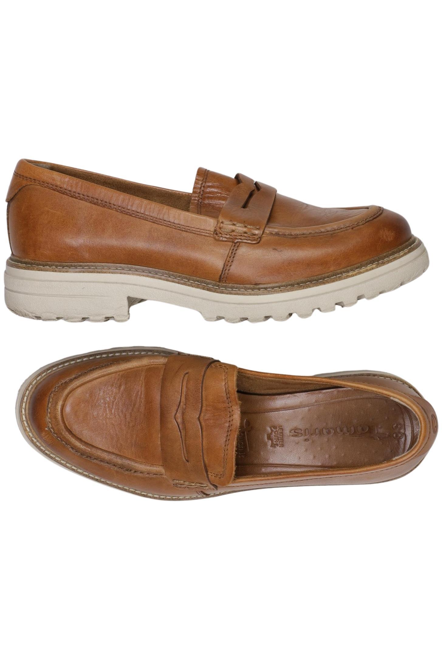 

Tamaris Damen Halbschuh, braun, Gr. 38