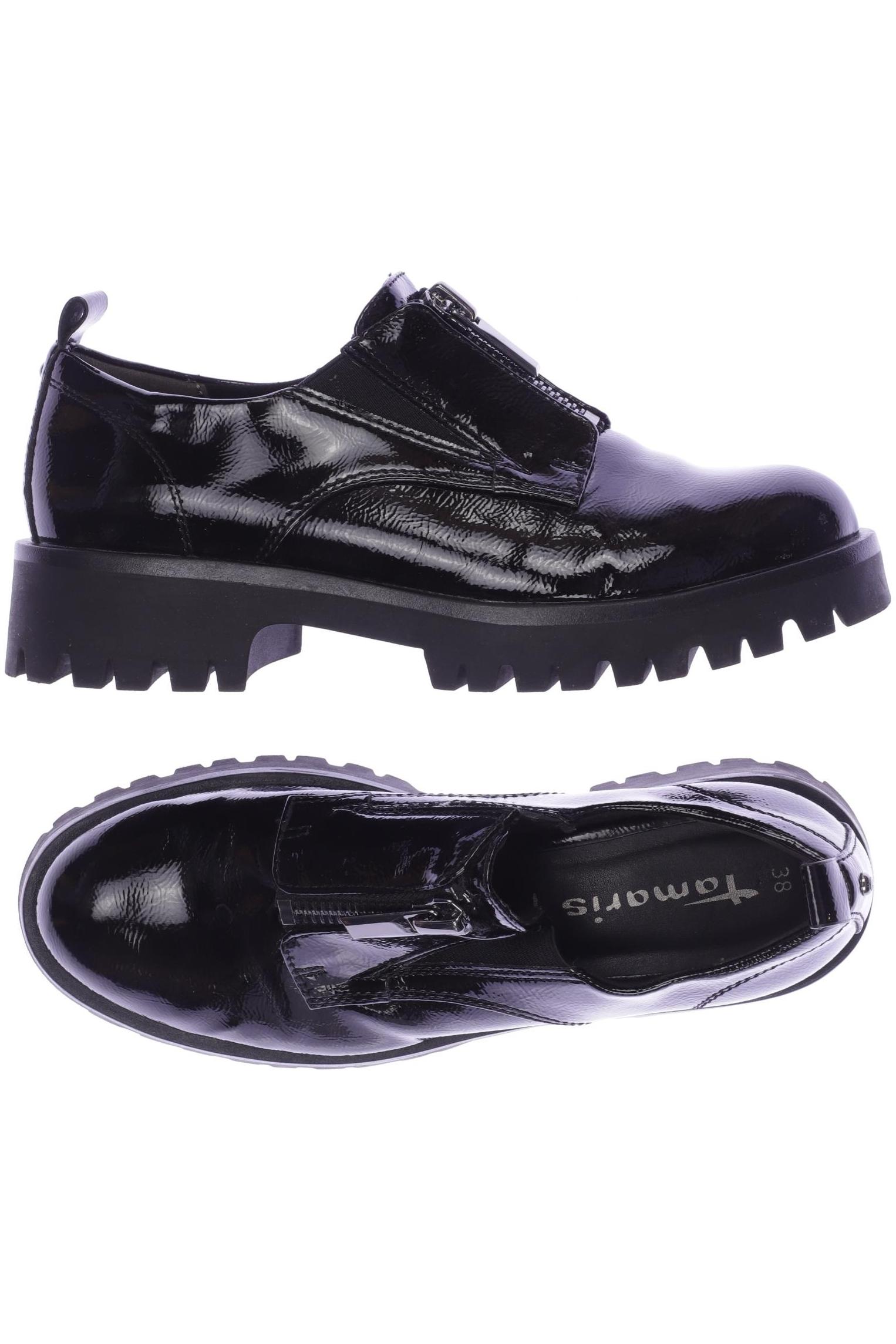 

Tamaris Damen Halbschuh, schwarz, Gr. 38
