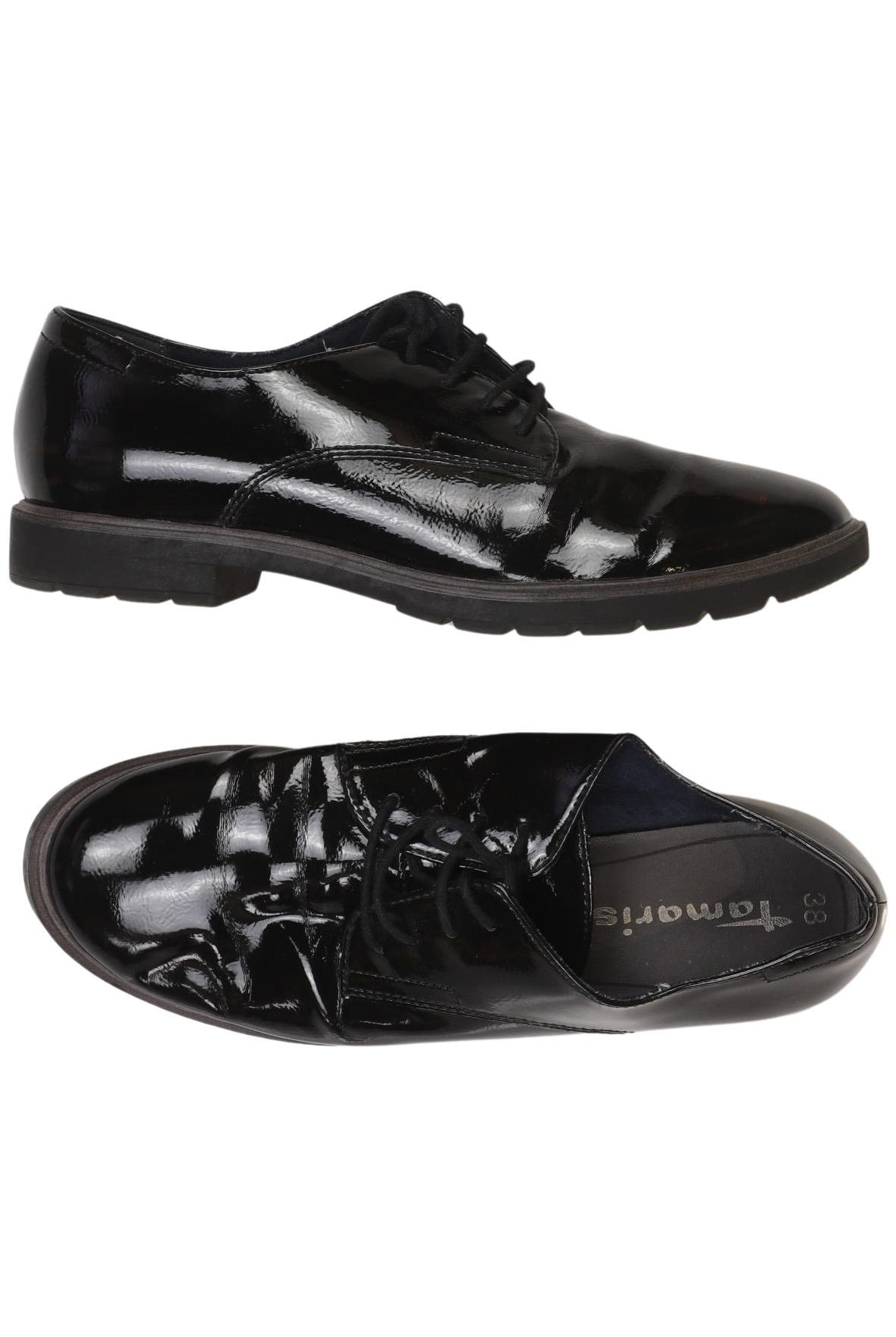 

Tamaris Damen Halbschuh, schwarz, Gr. 38