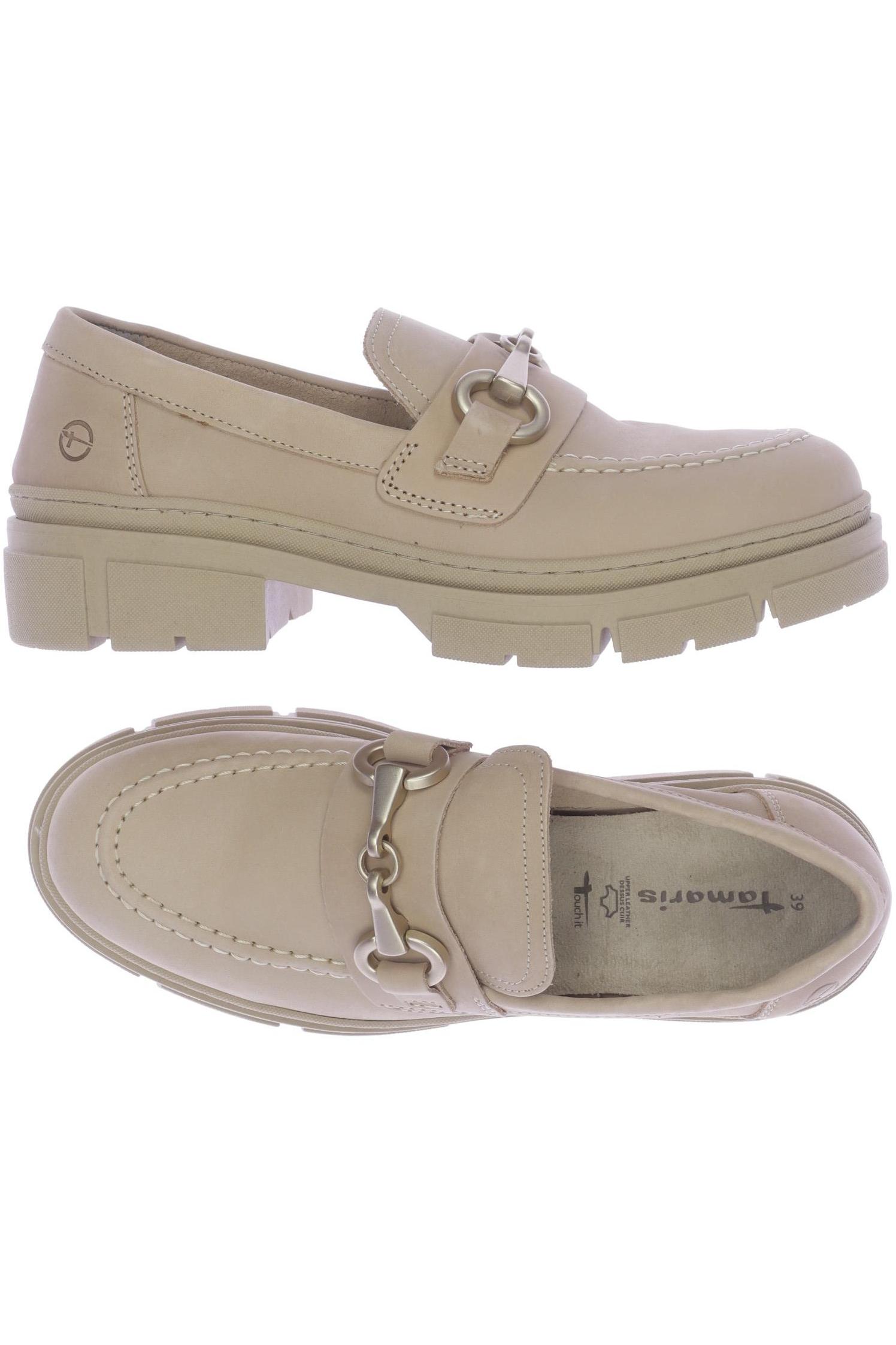 

Tamaris Damen Halbschuh, beige, Gr. 39