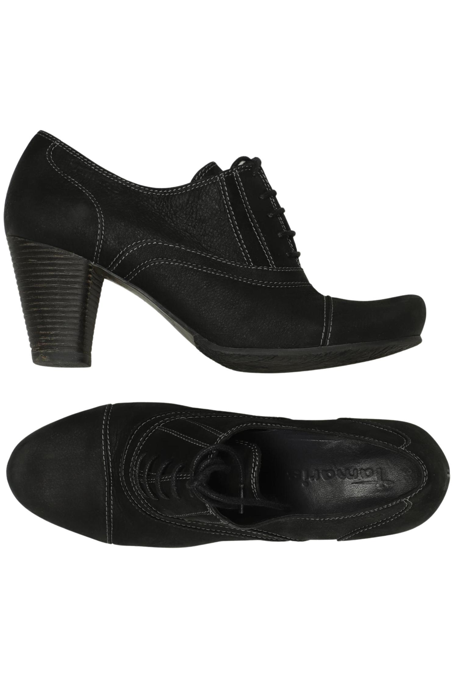 

Tamaris Damen Halbschuh, schwarz, Gr. 38