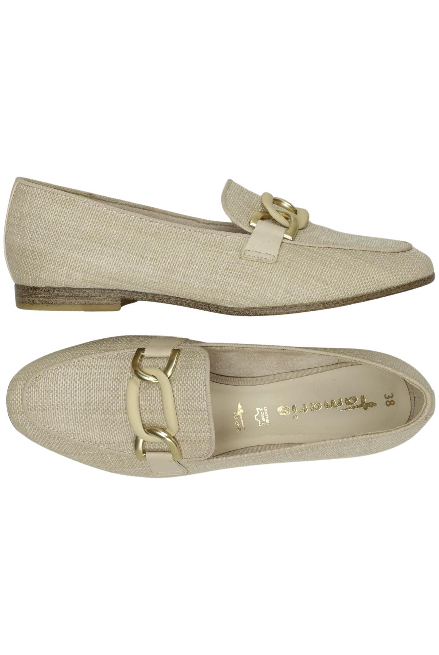 

Tamaris Damen Halbschuh, beige, Gr. 38