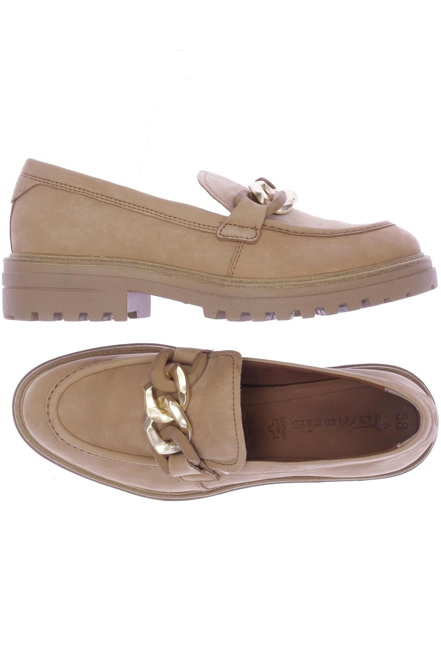 

Tamaris Damen Halbschuh, beige, Gr. 38
