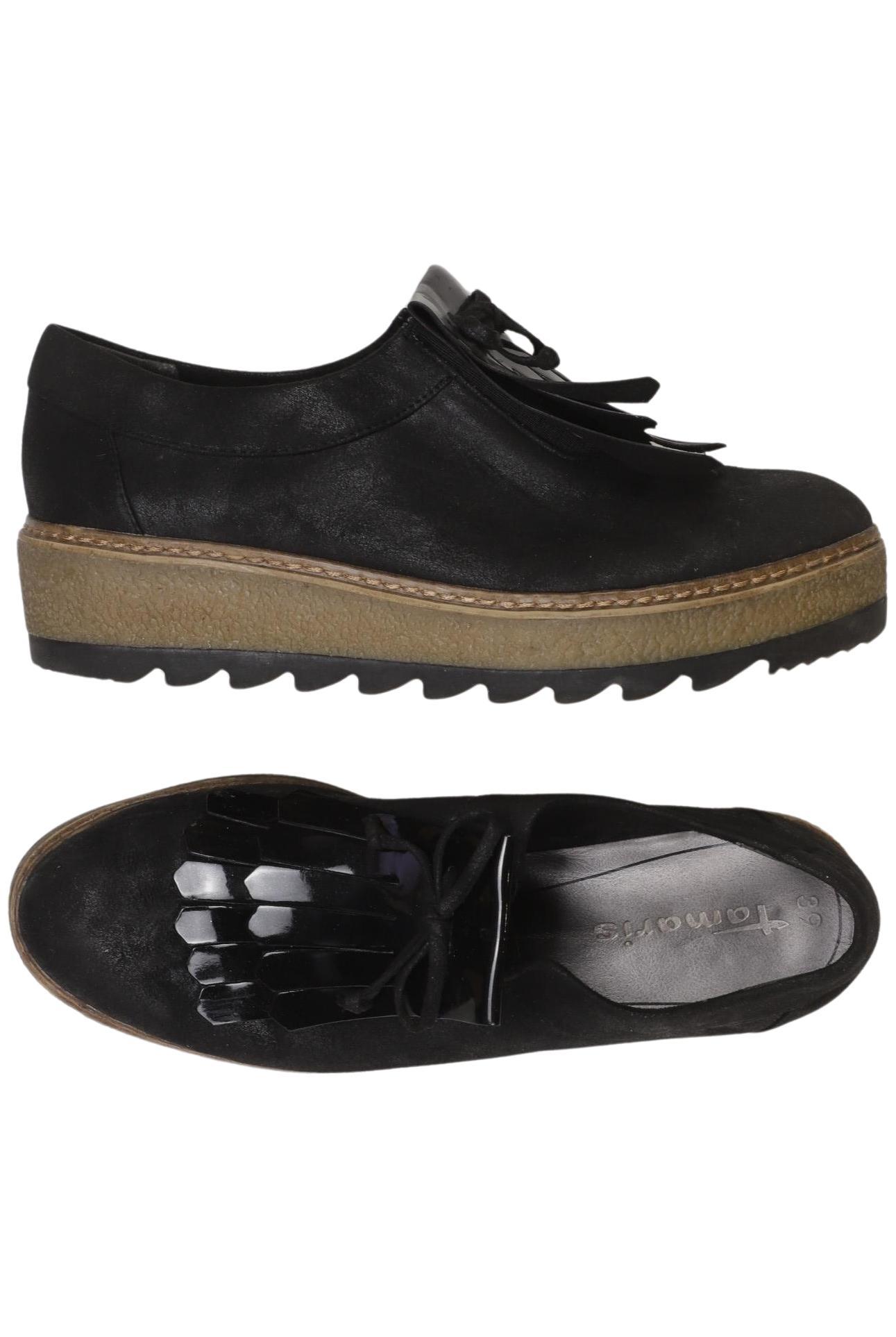 

Tamaris Damen Halbschuh, schwarz, Gr. 39