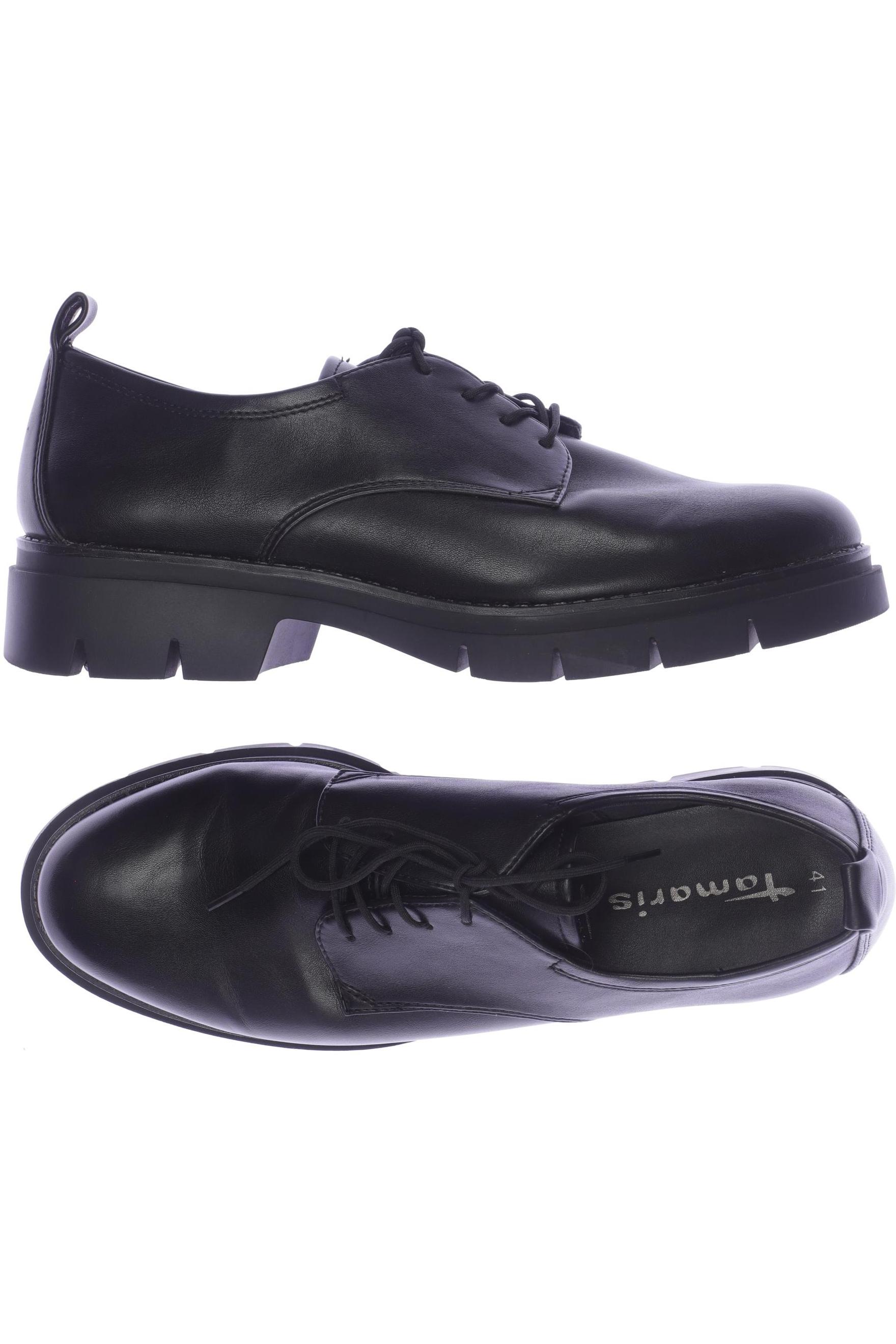 

Tamaris Damen Halbschuh, schwarz, Gr. 41