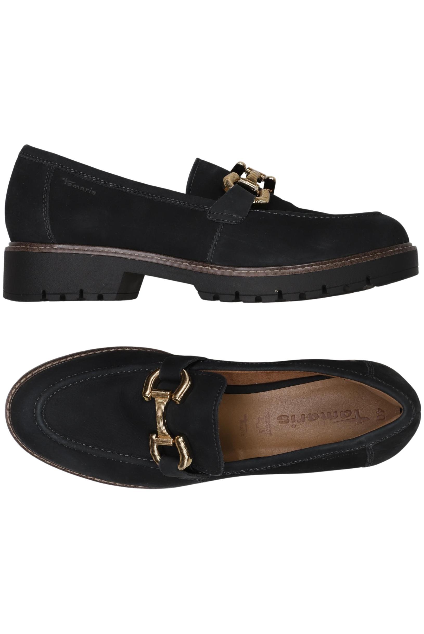 

Tamaris Damen Halbschuh, schwarz, Gr. 40