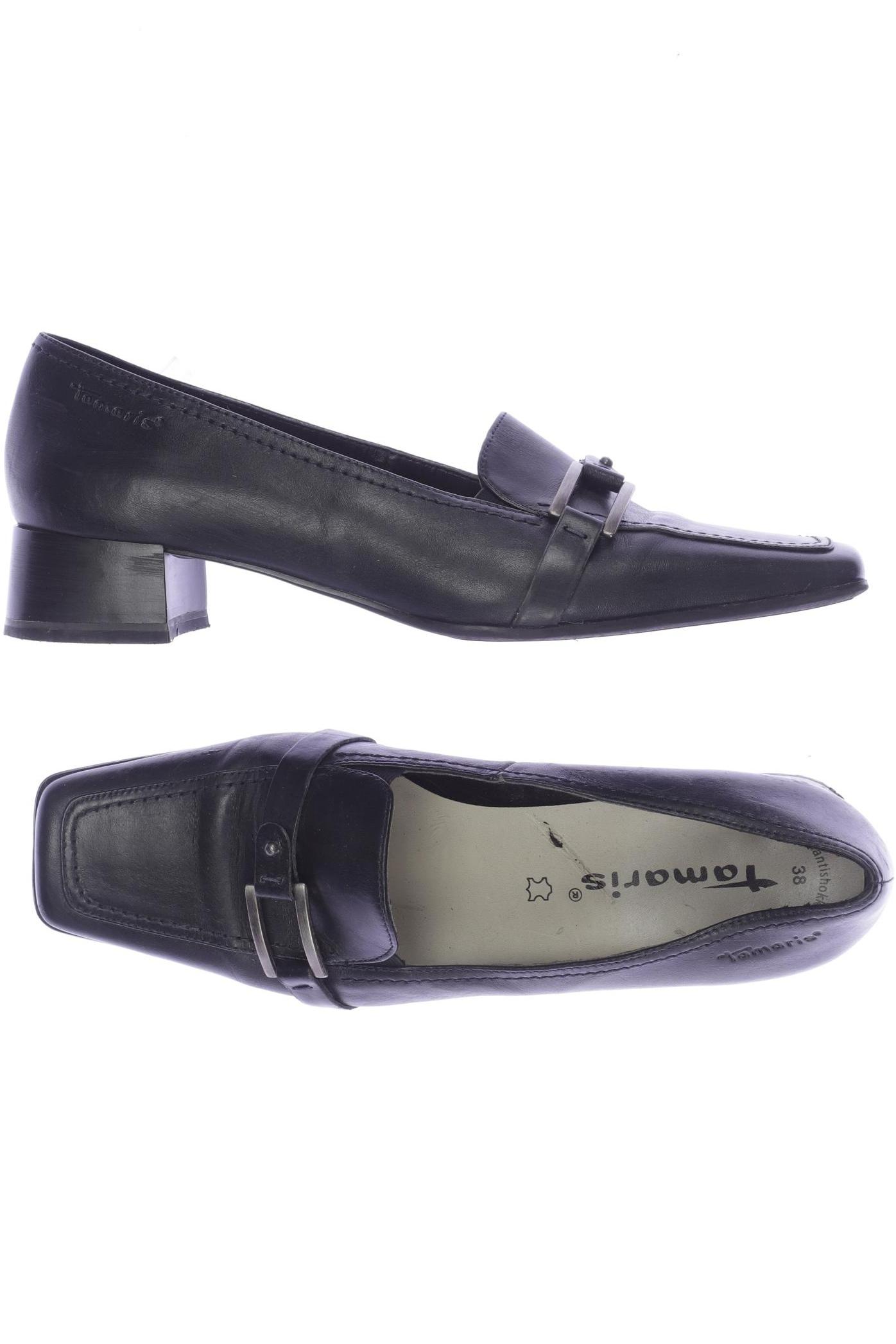 

Tamaris Damen Halbschuh, schwarz, Gr. 38