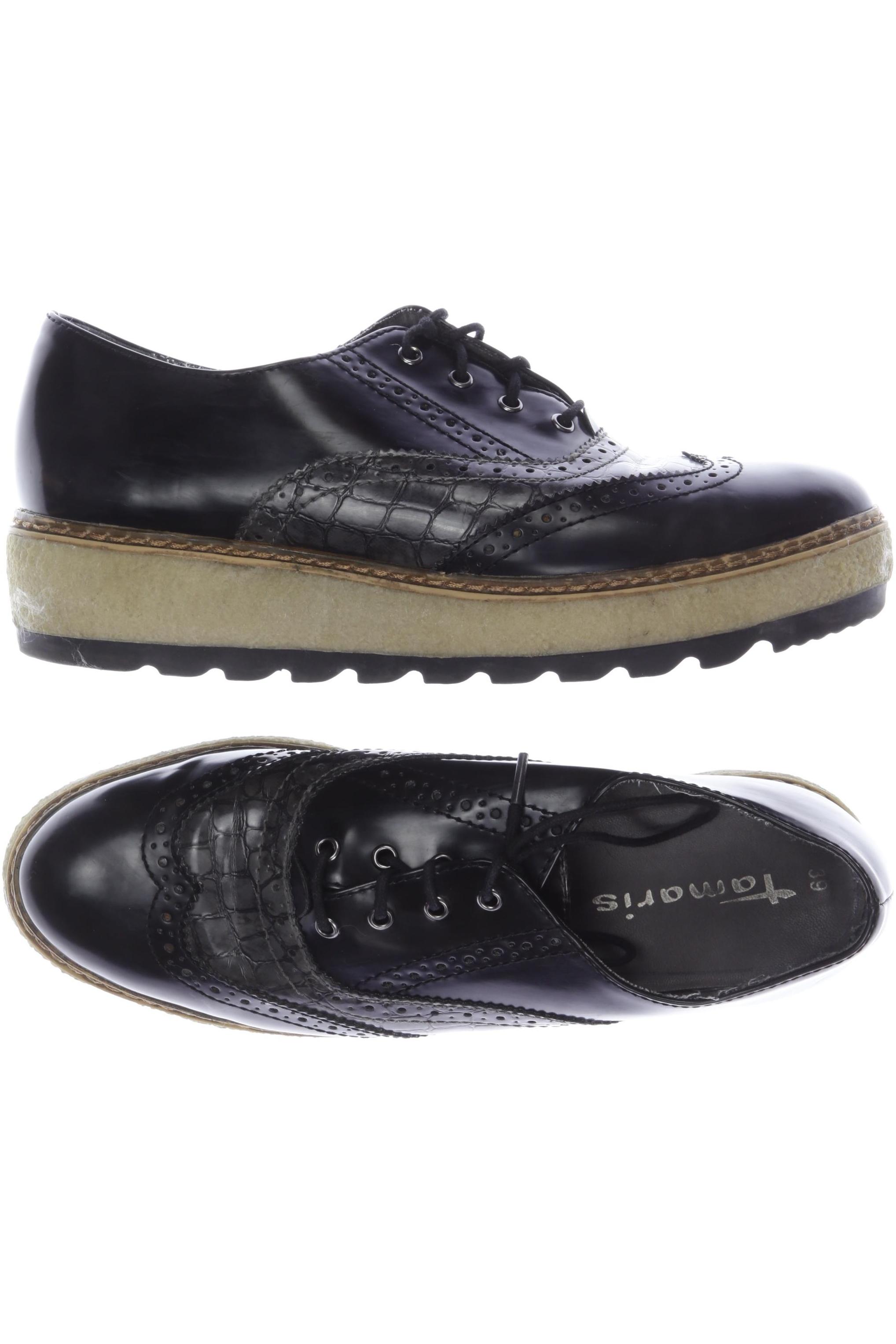 

Tamaris Damen Halbschuh, schwarz, Gr. 39