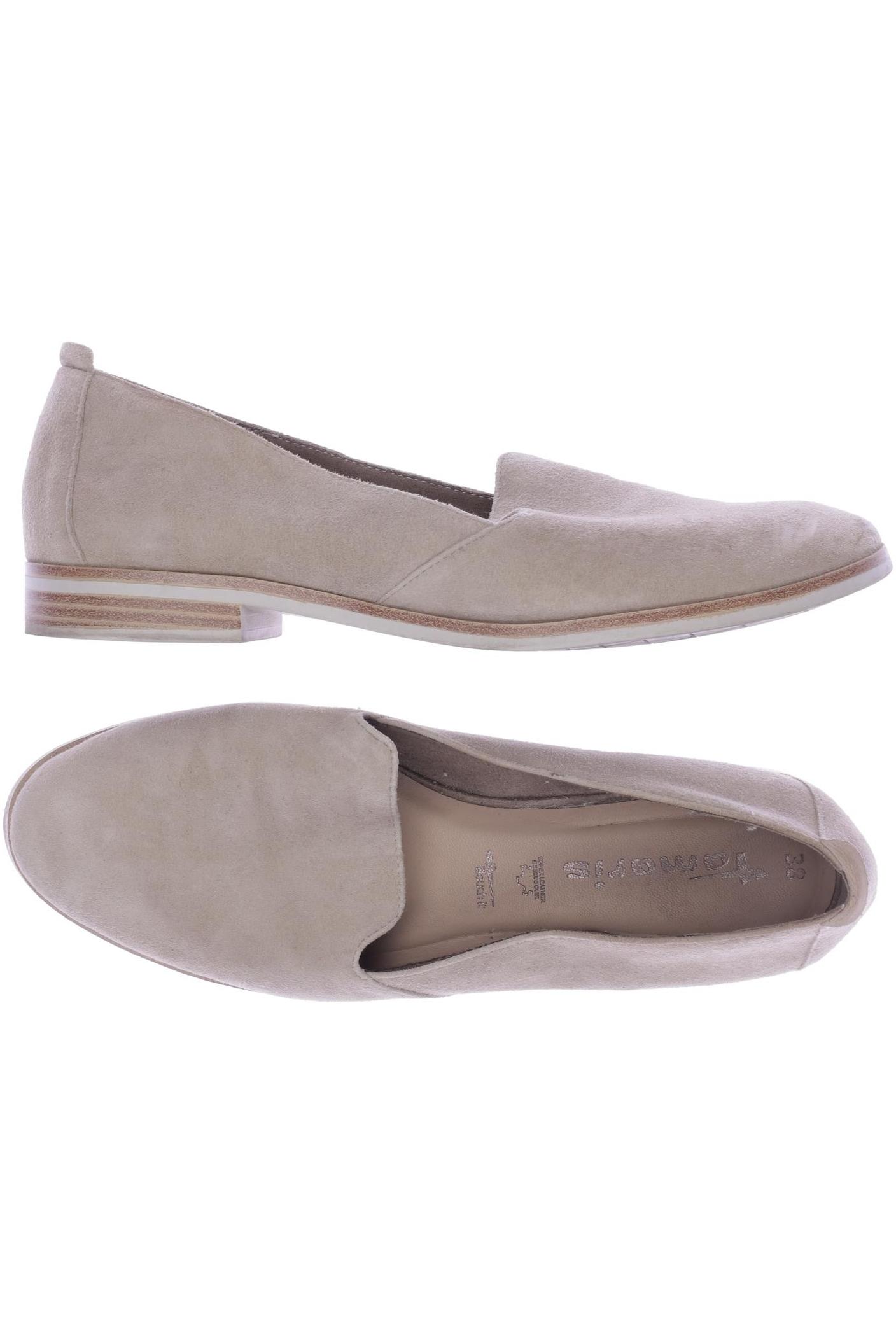 

Tamaris Damen Halbschuh, beige, Gr. 38