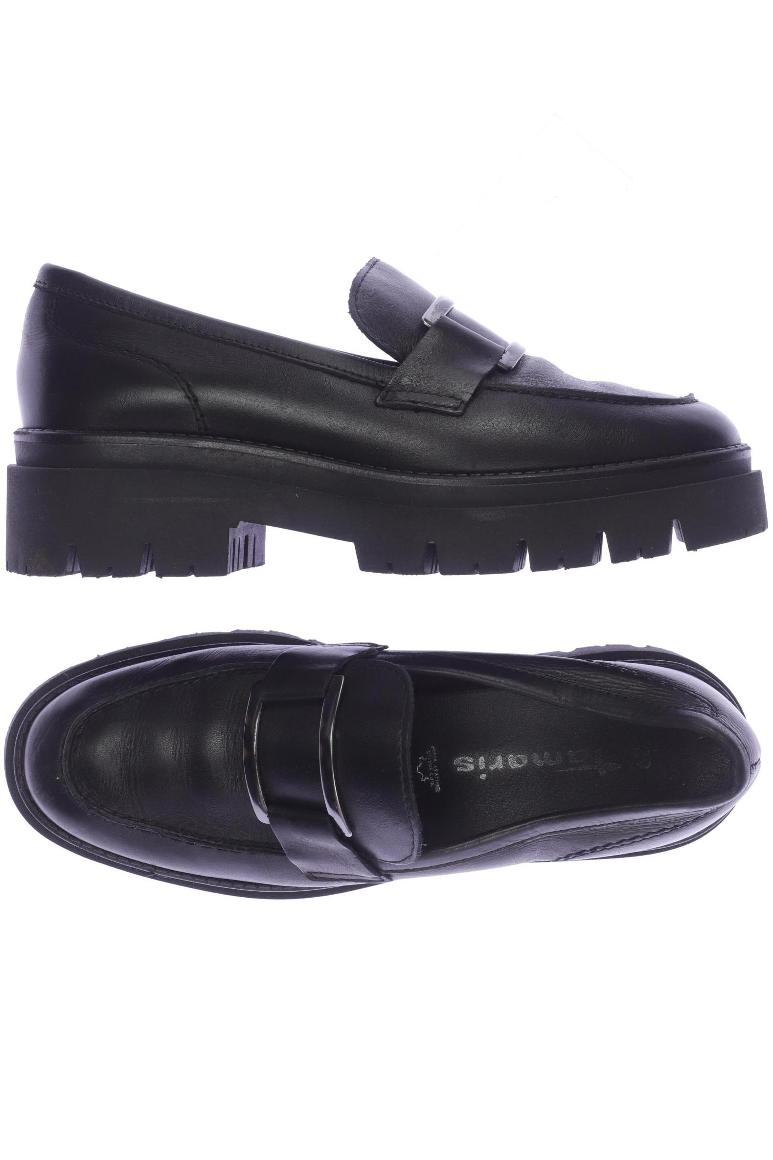 

Tamaris Damen Halbschuh, schwarz, Gr. 39