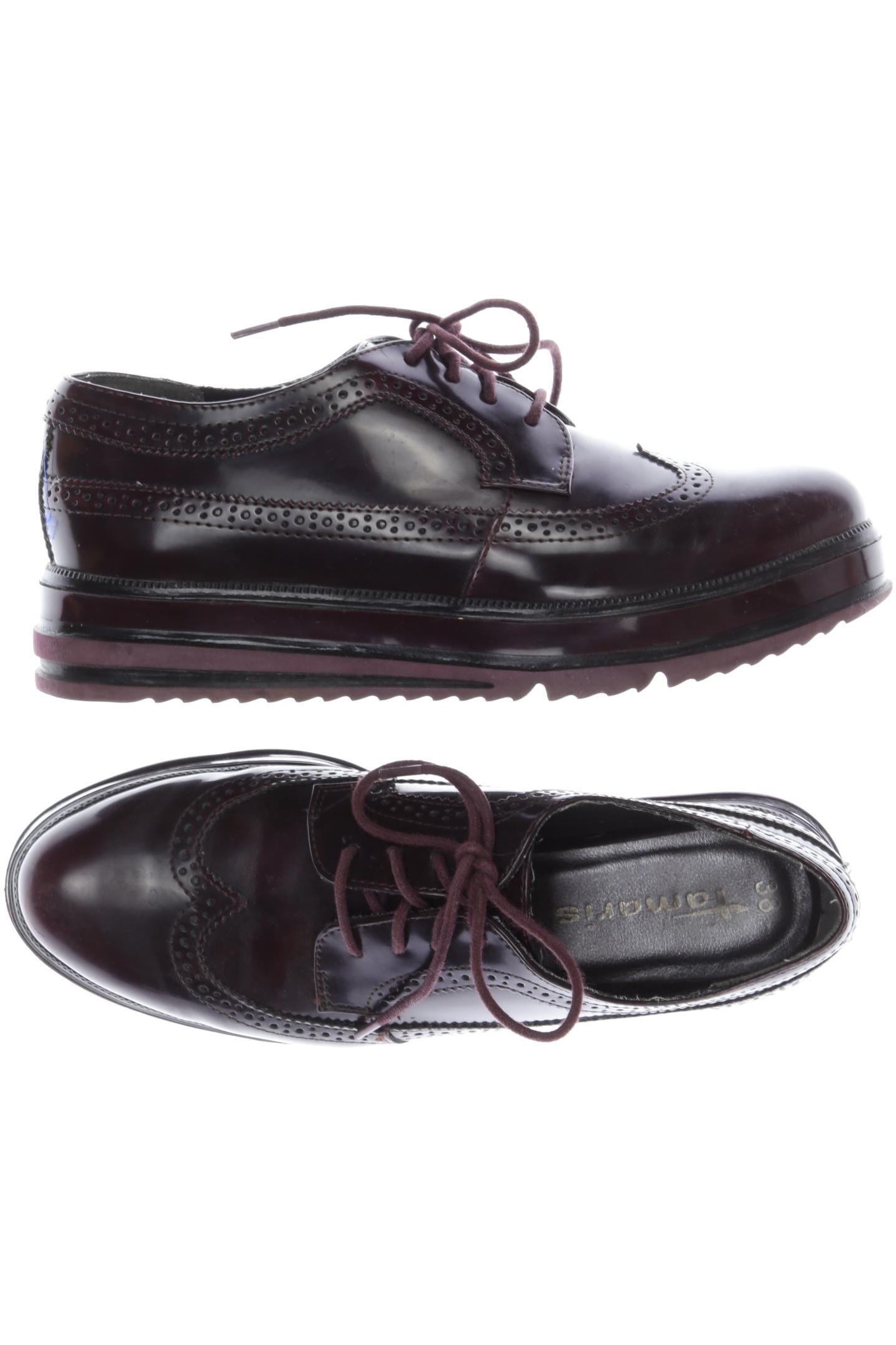 

Tamaris Damen Halbschuh, bordeaux, Gr. 38
