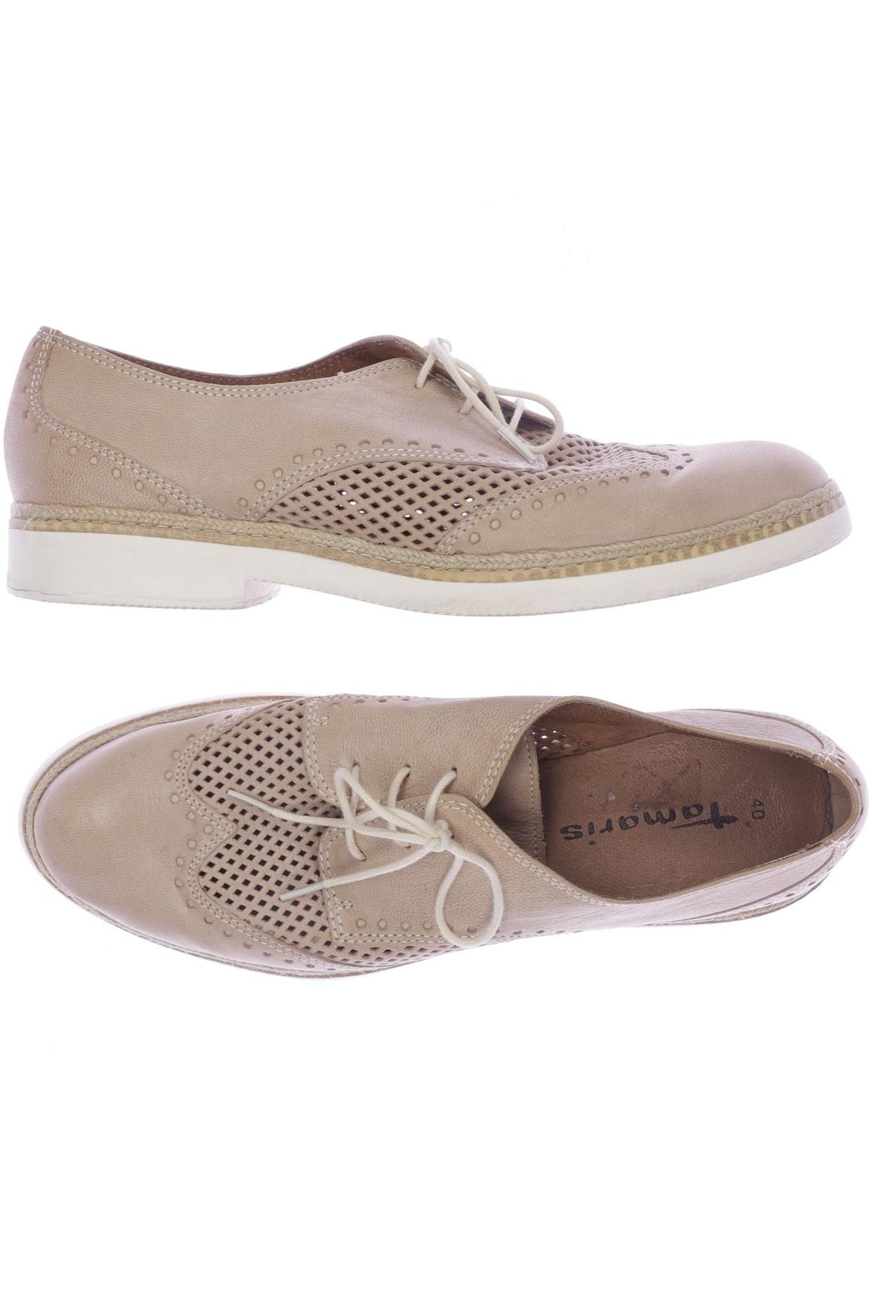 

Tamaris Damen Halbschuh, beige, Gr. 40