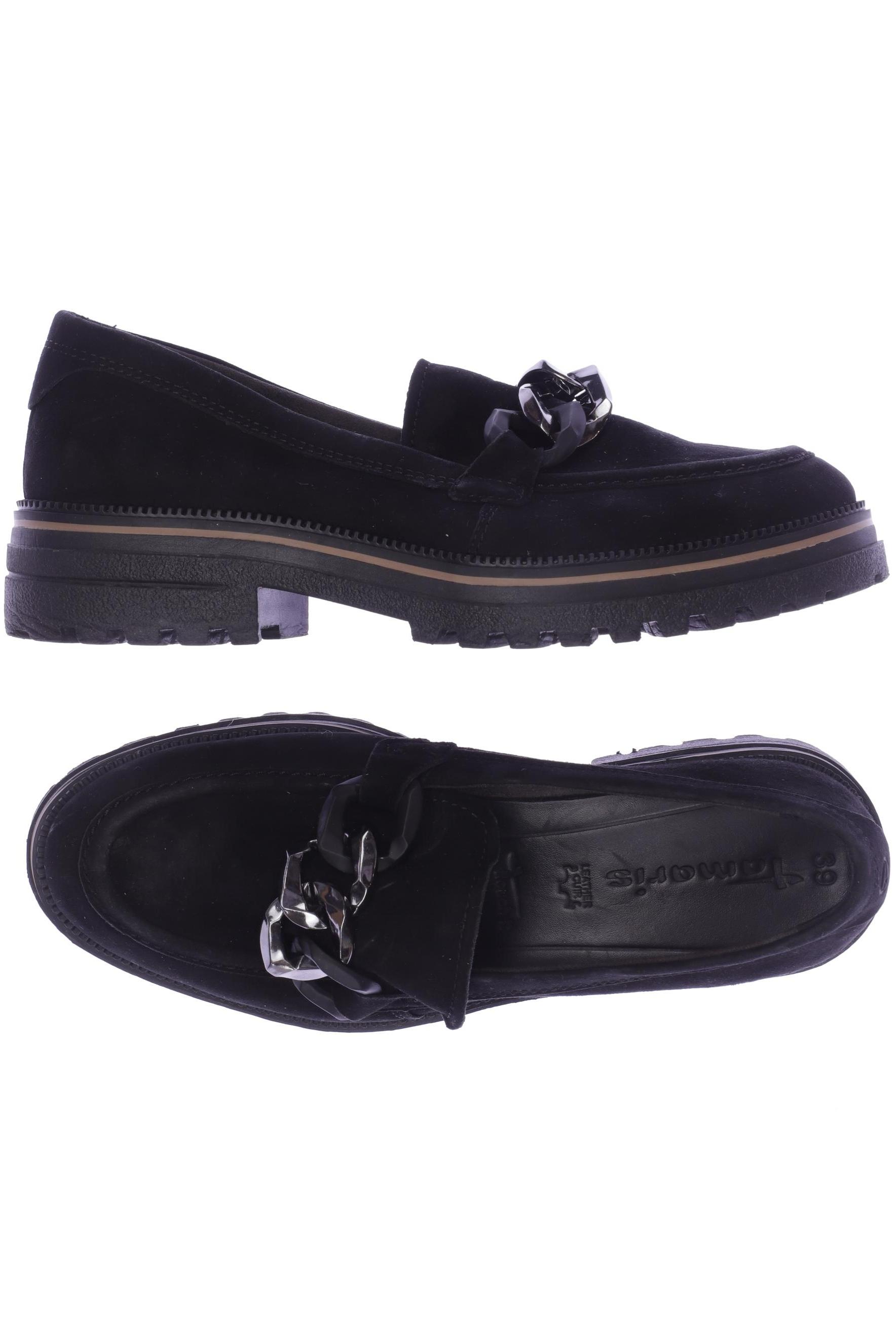 

Tamaris Damen Halbschuh, schwarz, Gr. 39
