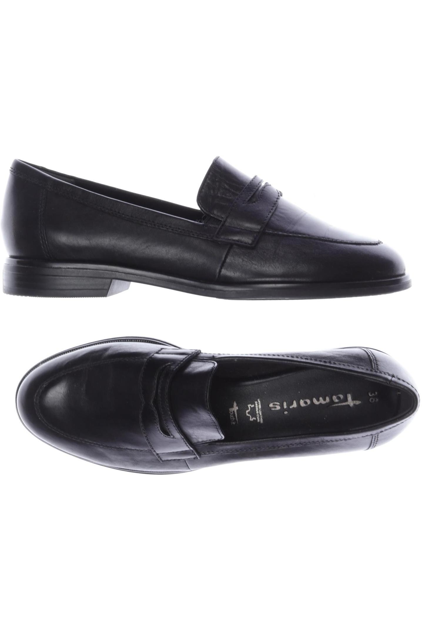 

Tamaris Damen Halbschuh, schwarz, Gr. 38