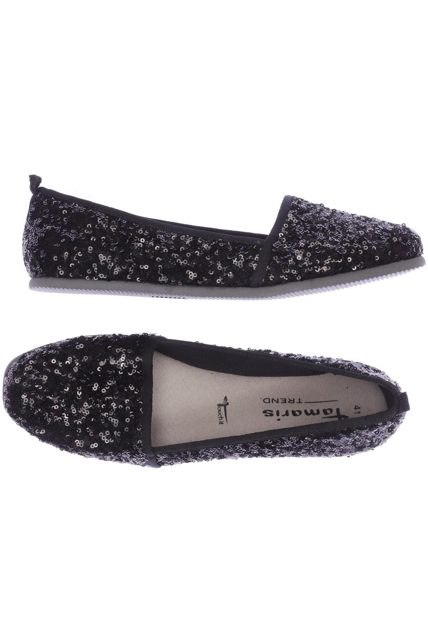 

Tamaris Damen Halbschuh, schwarz, Gr. 41