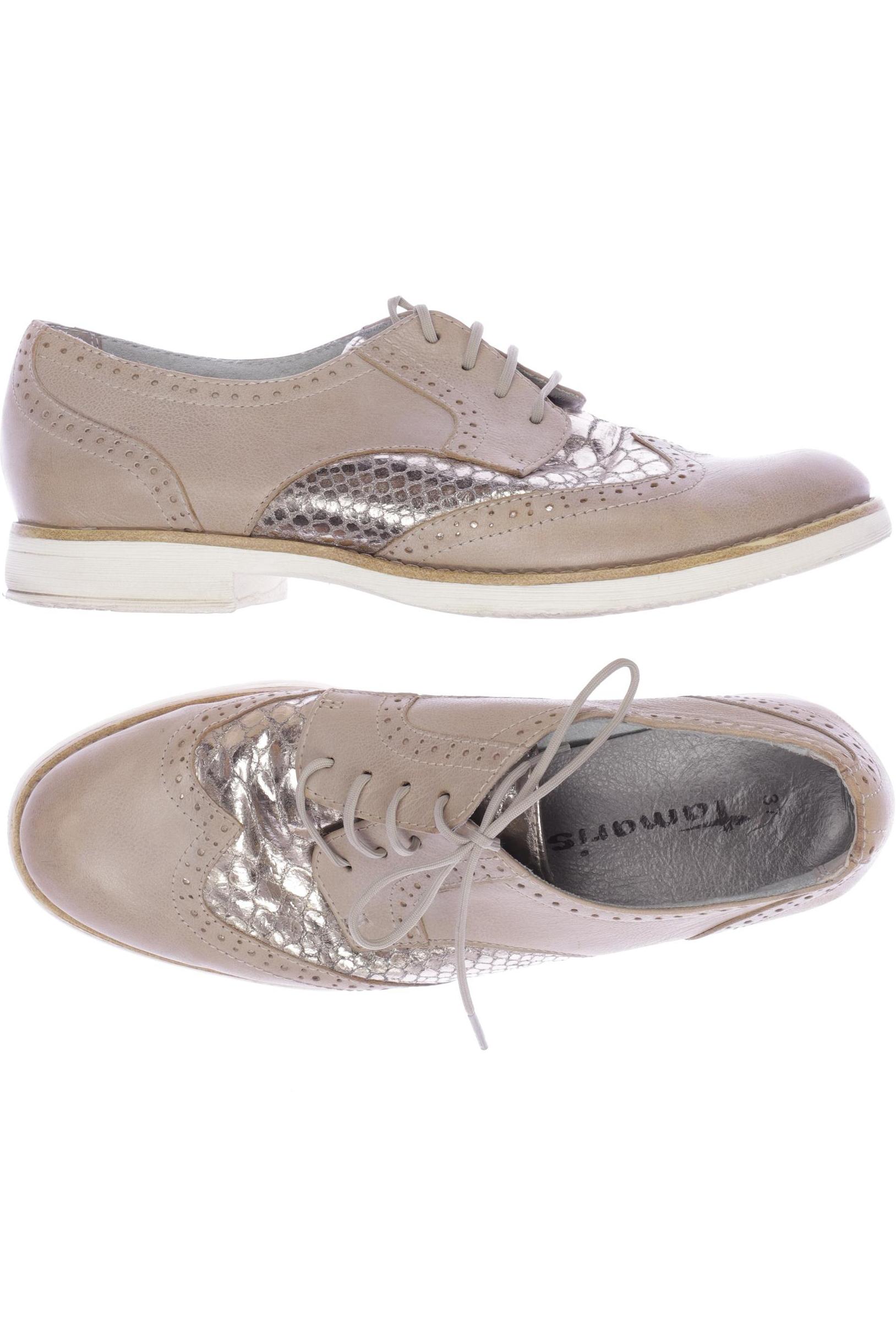 

Tamaris Damen Halbschuh, beige, Gr. 37