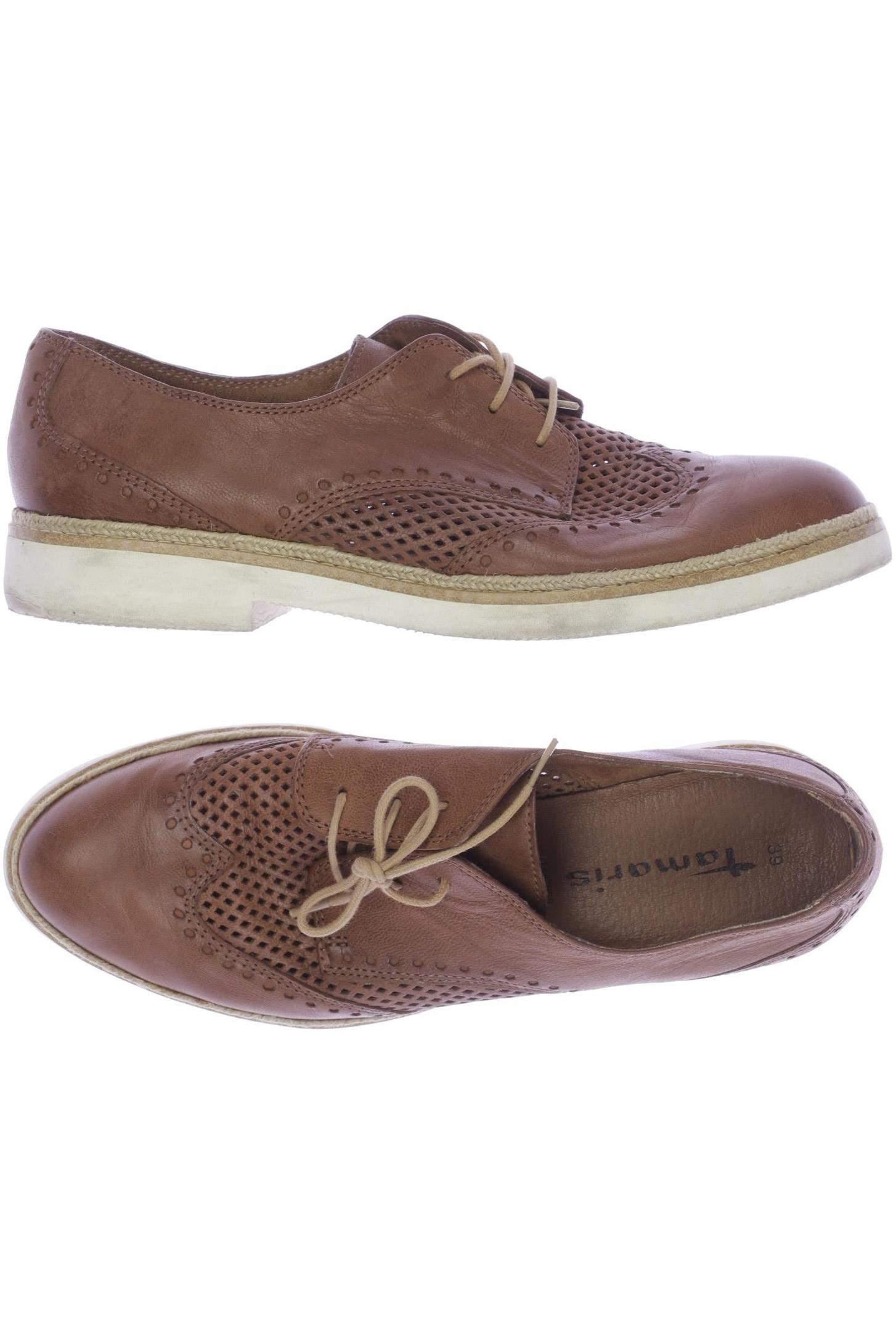 

Tamaris Damen Halbschuh, braun, Gr. 39