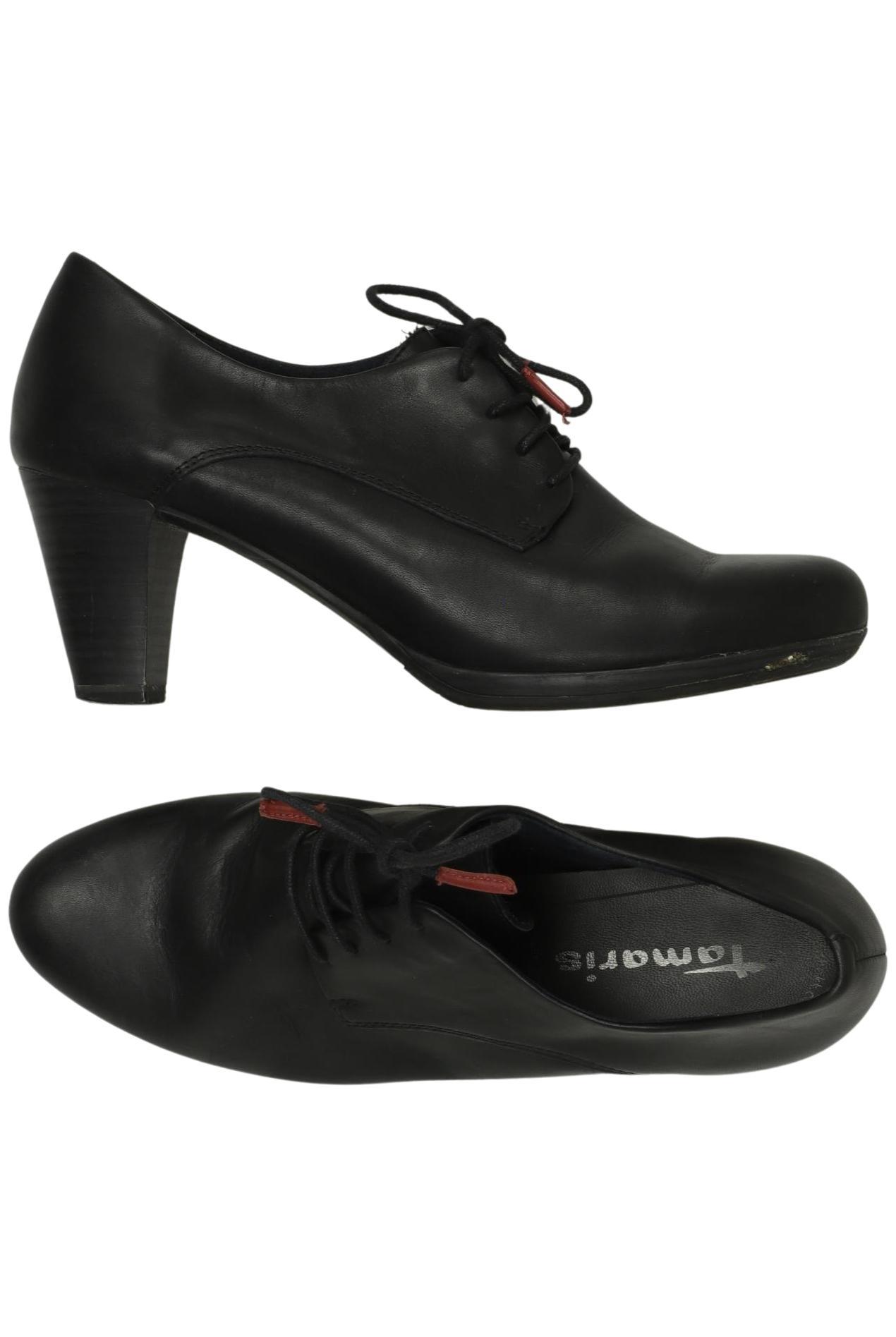 

Tamaris Damen Halbschuh, schwarz, Gr. 39
